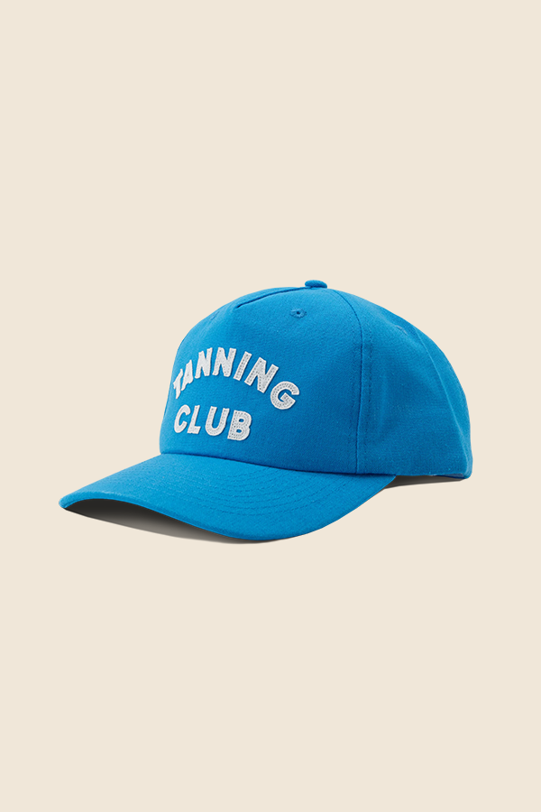 TANNING CLUB - 經典俱樂部短棒球帽 (海水藍)