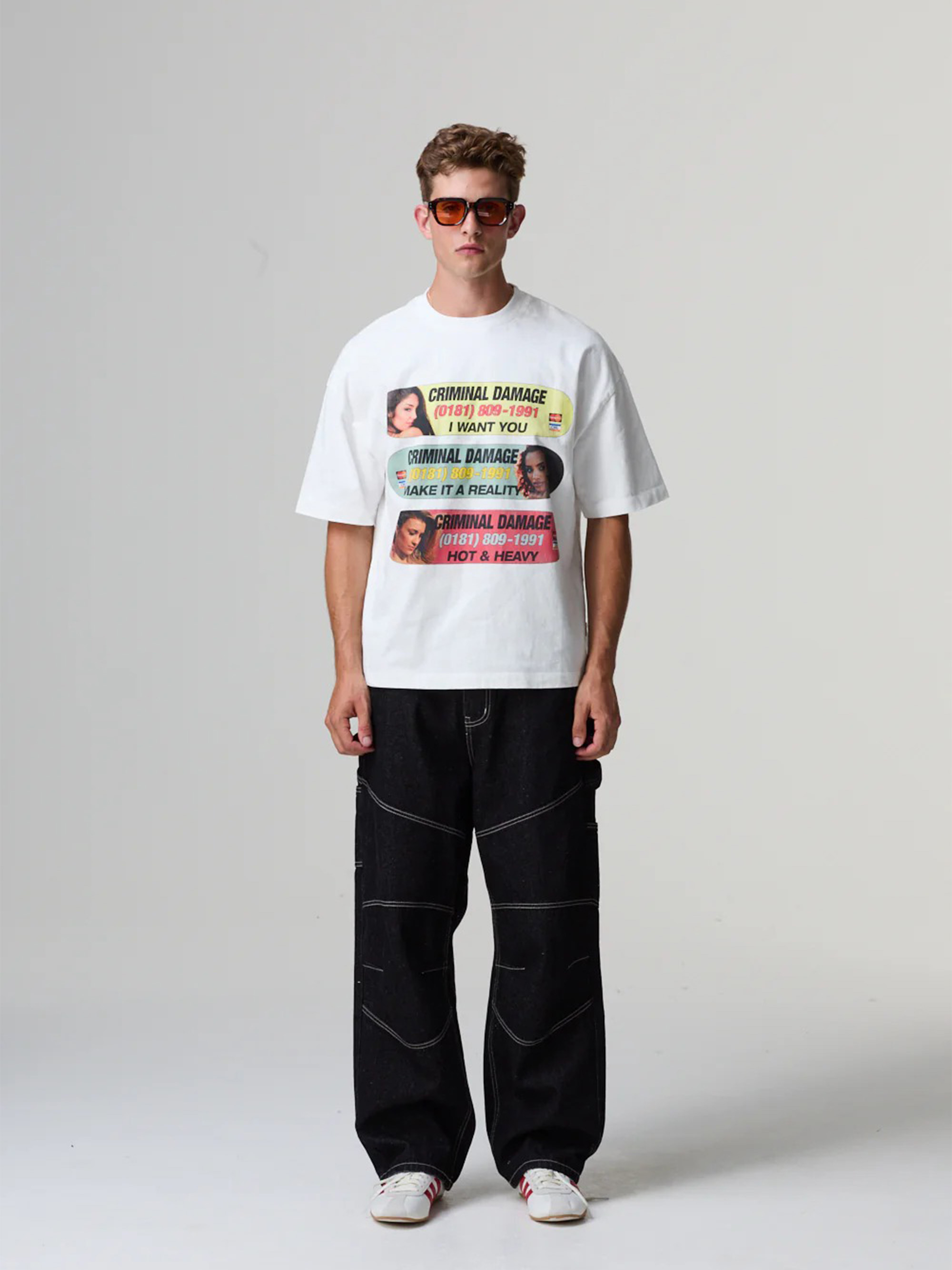 CRIMINAL DAMAGE HOTLINE REALITY T-SHIRT