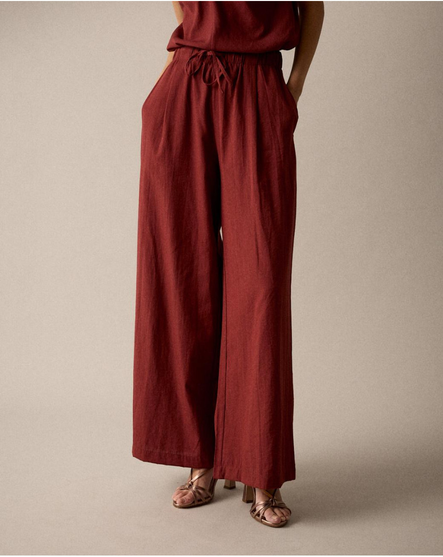 1PM0618-066 [POLIN ET MOI] Pantalón Fluido Paola褲 #208407 (EU)