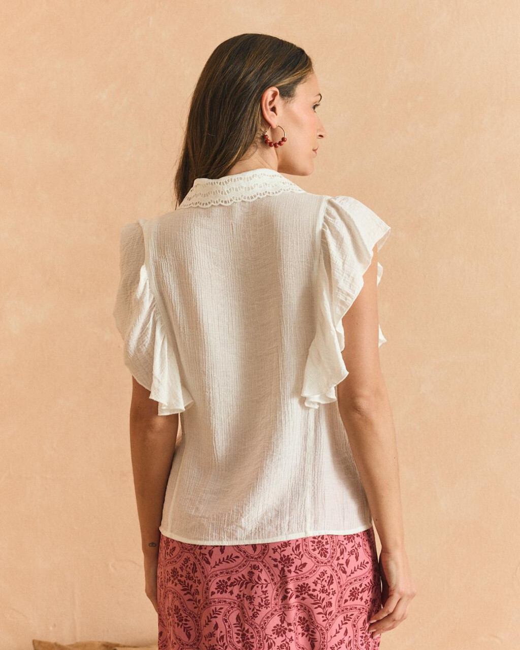 1PM0618-210 [POLIN ET MOI] Blusa Cuello Beti 襯衫 #208433 (EU)