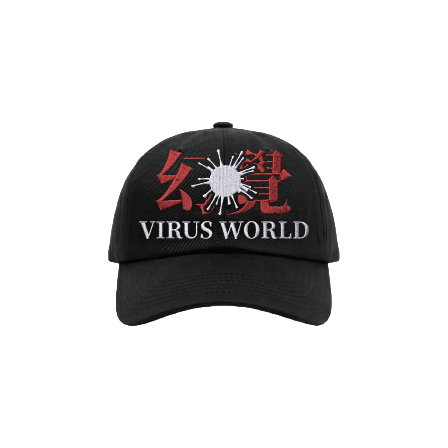 VIRUSWORLD 幻覺 中文 標語 棒球帽