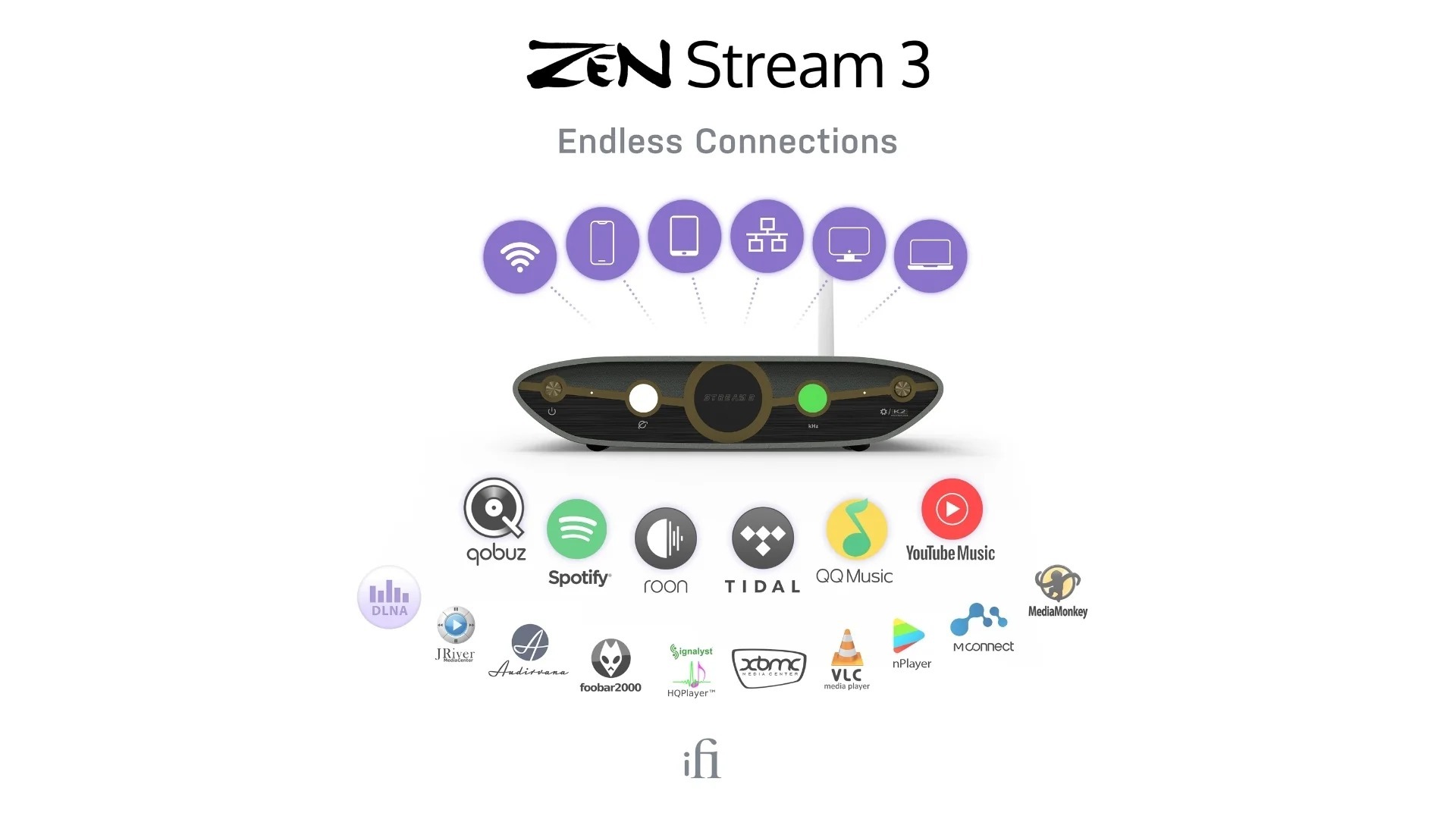 iFi Audio ZEN Stream 3 Spotify, Tidal, Qobuz, and more
