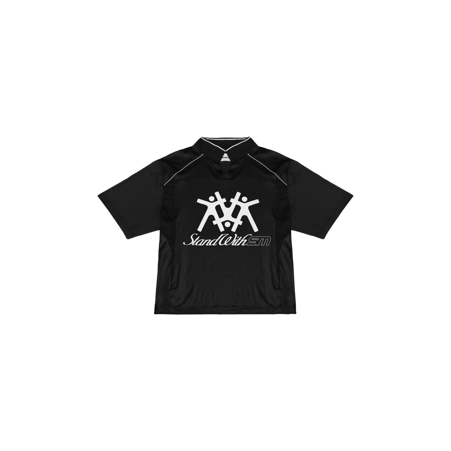 SIMON MADE TS-2621 戰術雙打 異材質 拼接 POLO 球衣