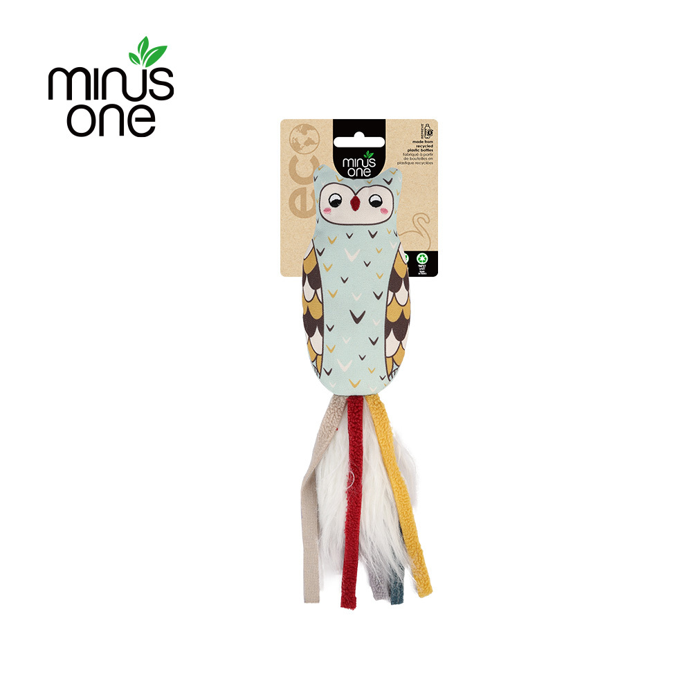 Minus One 邁樂思｜環保棉帆布 - 貓頭鷹紓壓踢踢包