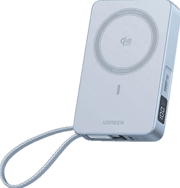 Ugreen 10000mAh 25w Magnetic Wireless Charger with MagSafe / Qi2 PB773-65958B