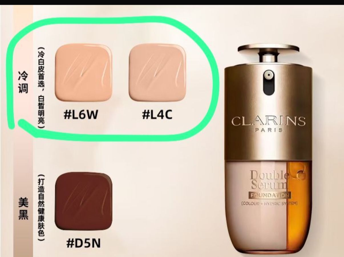 Clarins 粉底液 象牙白/自然色/中性膚色30ml (H2 PB743)