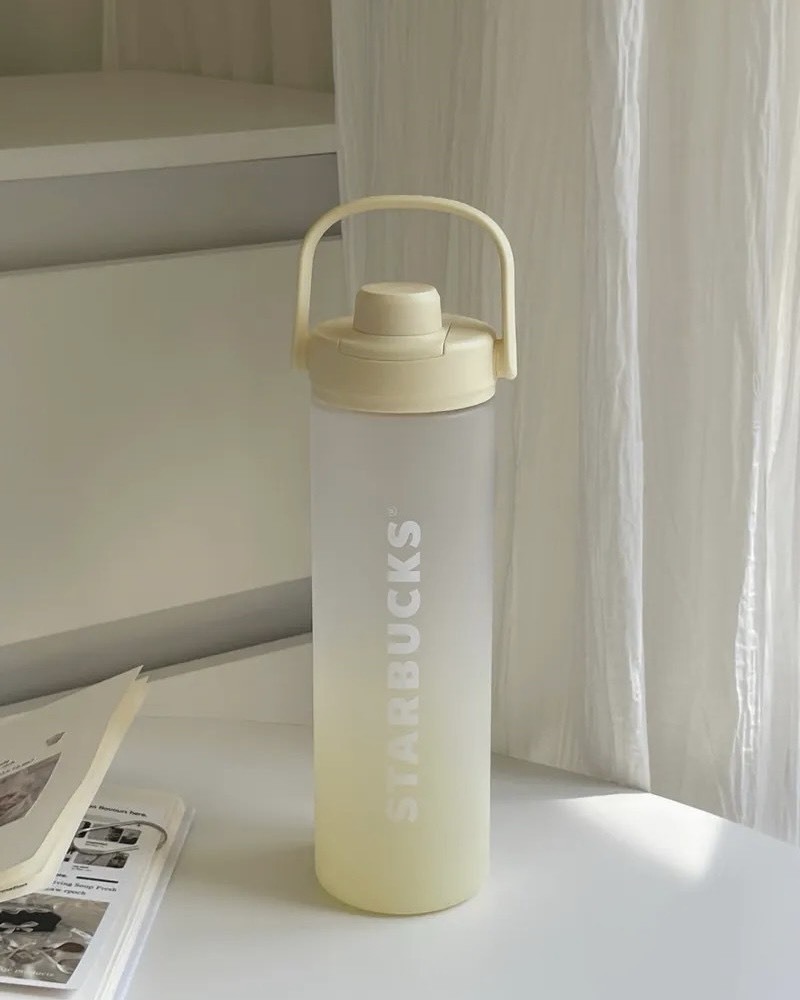 STARBUCKS 星巴克 心情氣象局系列 隨行杯 配杯套雨傘 組合 690ML