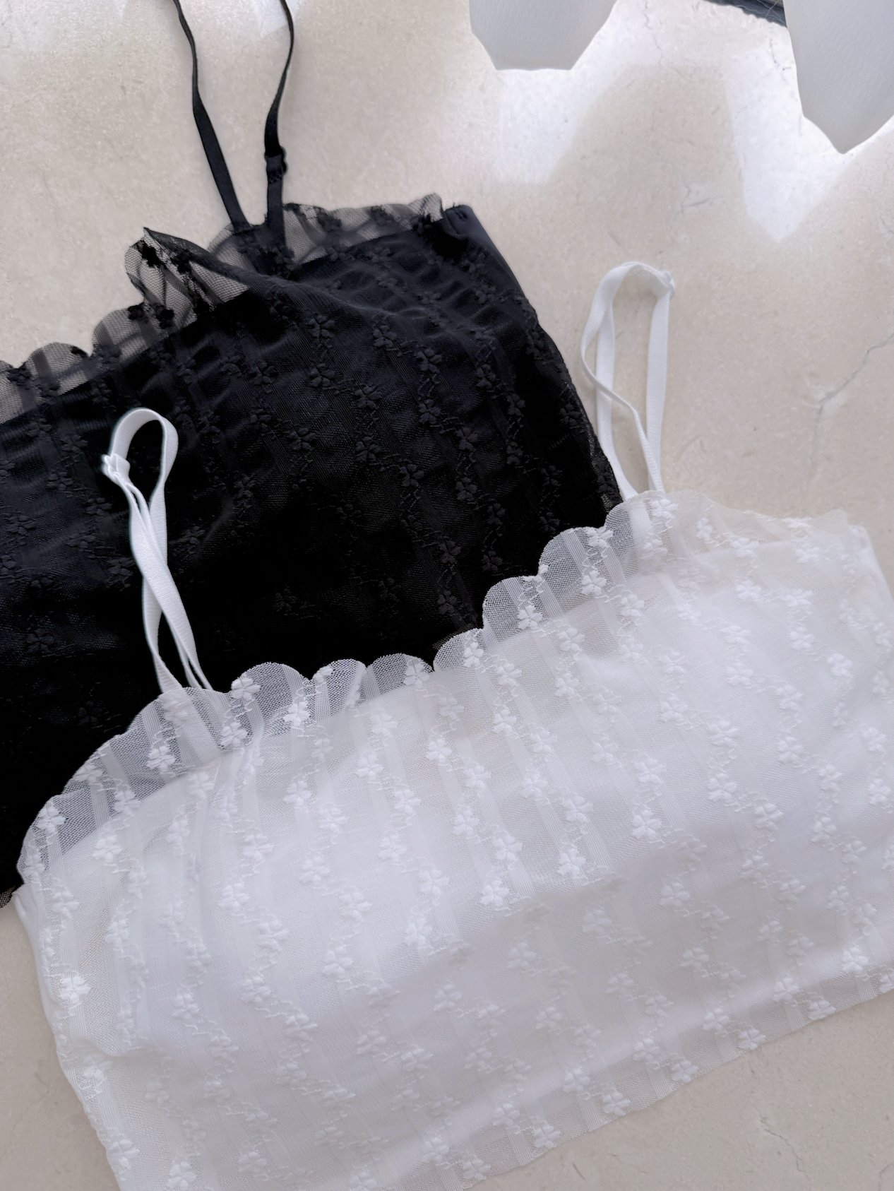 *BJ2 MADE SERIES* DAISY MODAL SOFT LACE BRA TOP 🌼260616
