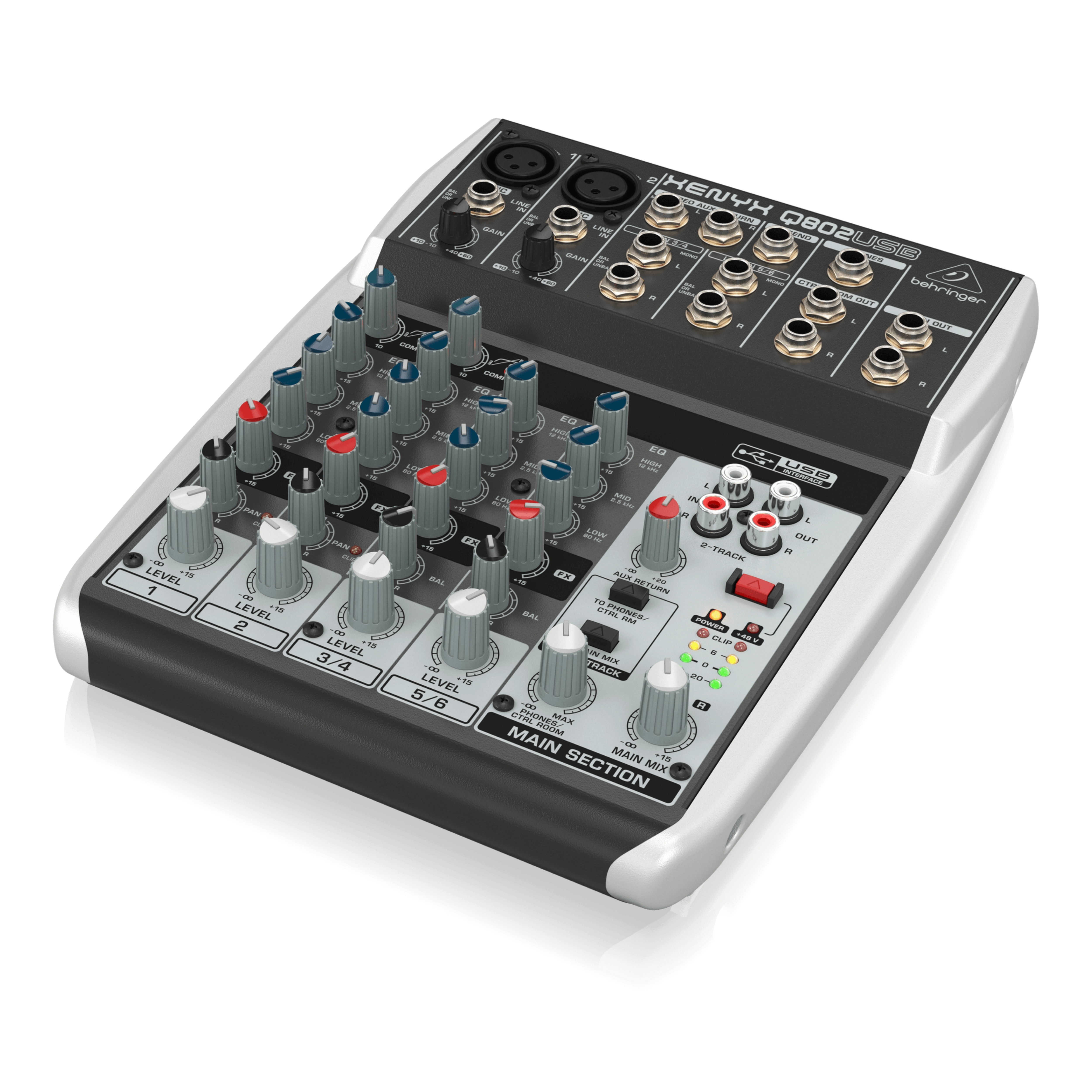 Behringer XENYX Q802USB MIXER 錄音介面 混音器