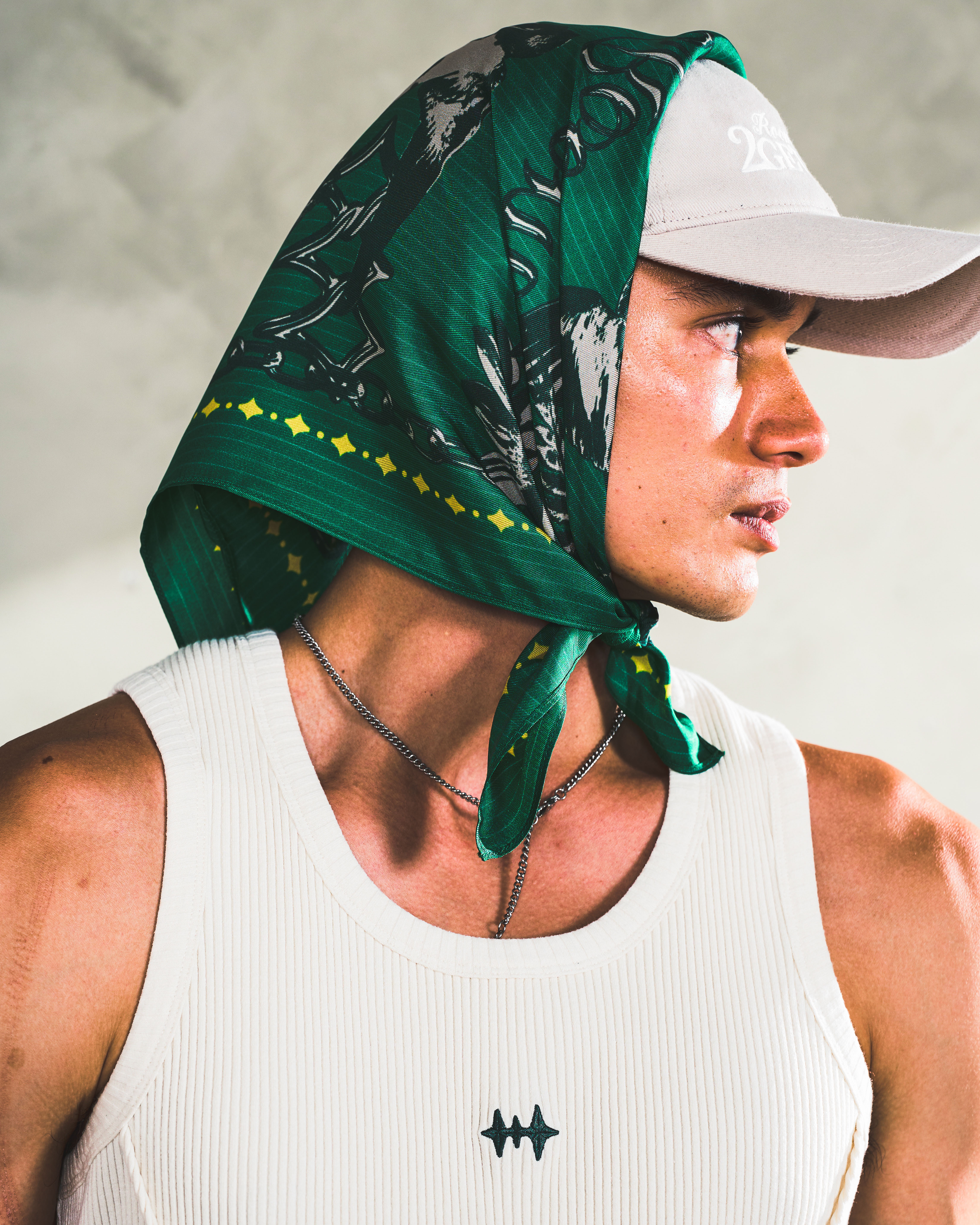 SWALLOW‘S VAULT BANDANA  - GREEN