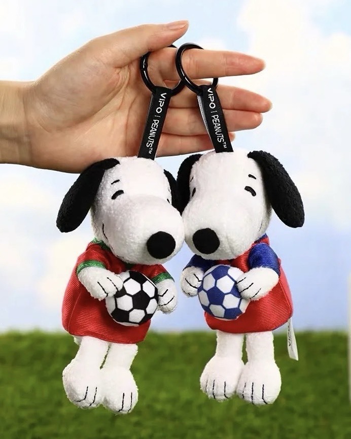 <正版授權 >VIPO X SNOOPY 史努比聯名款 美加墨 世界杯 足球 毛絨 盲盒 掛飾