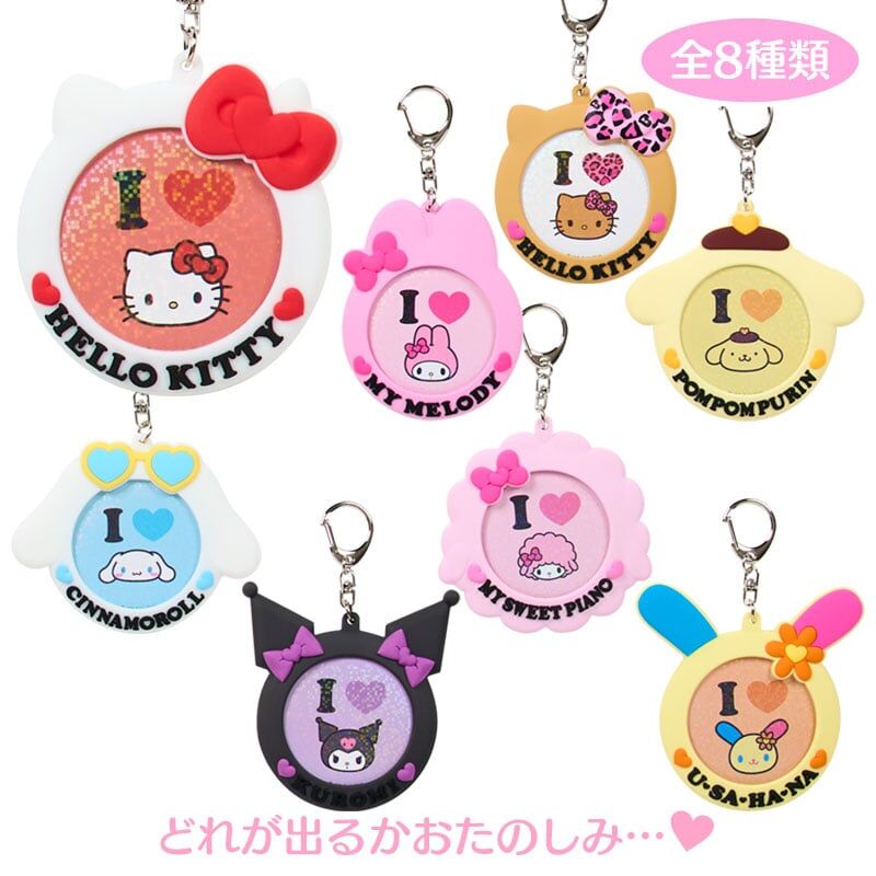 日本 Sanrio I love Sanrio characters 系列 襟章連收納匙扣盲盒 (可揀款)