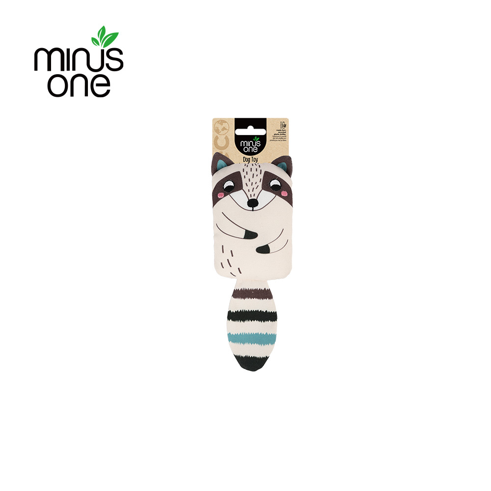 Minus One 邁樂思｜環保棉帆布 - 紓壓長型抱抱 (浣熊)