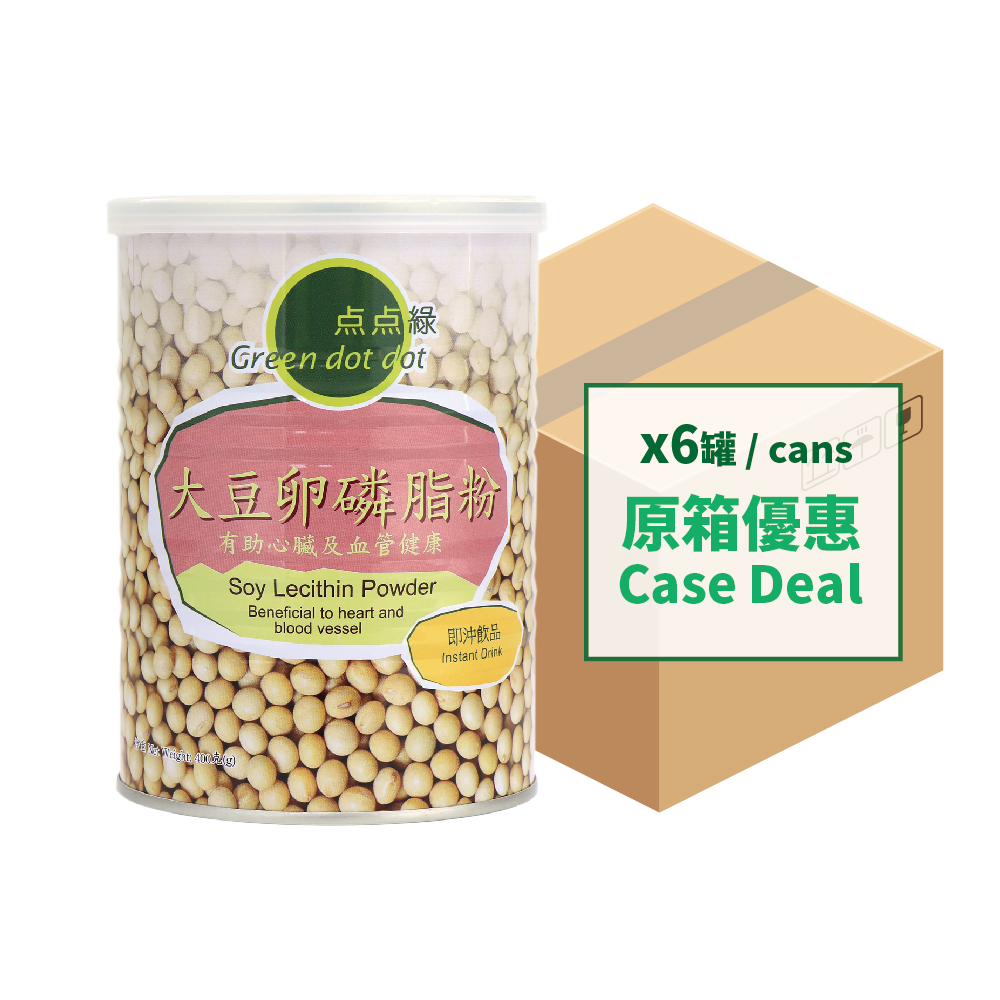 Greendotdot Soy Lecithin Powder (400g X6)