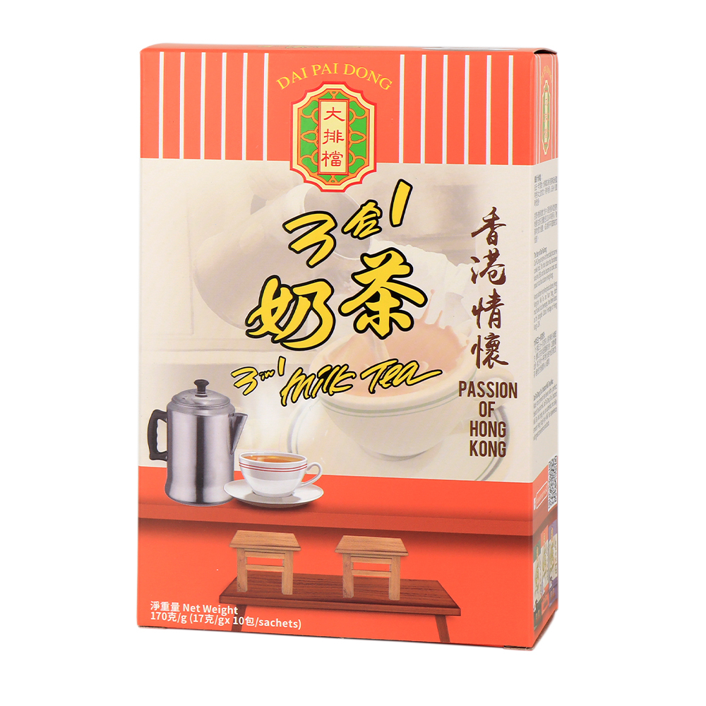 大排檔 3合1奶茶(條裝) (10包) (17克X10包)