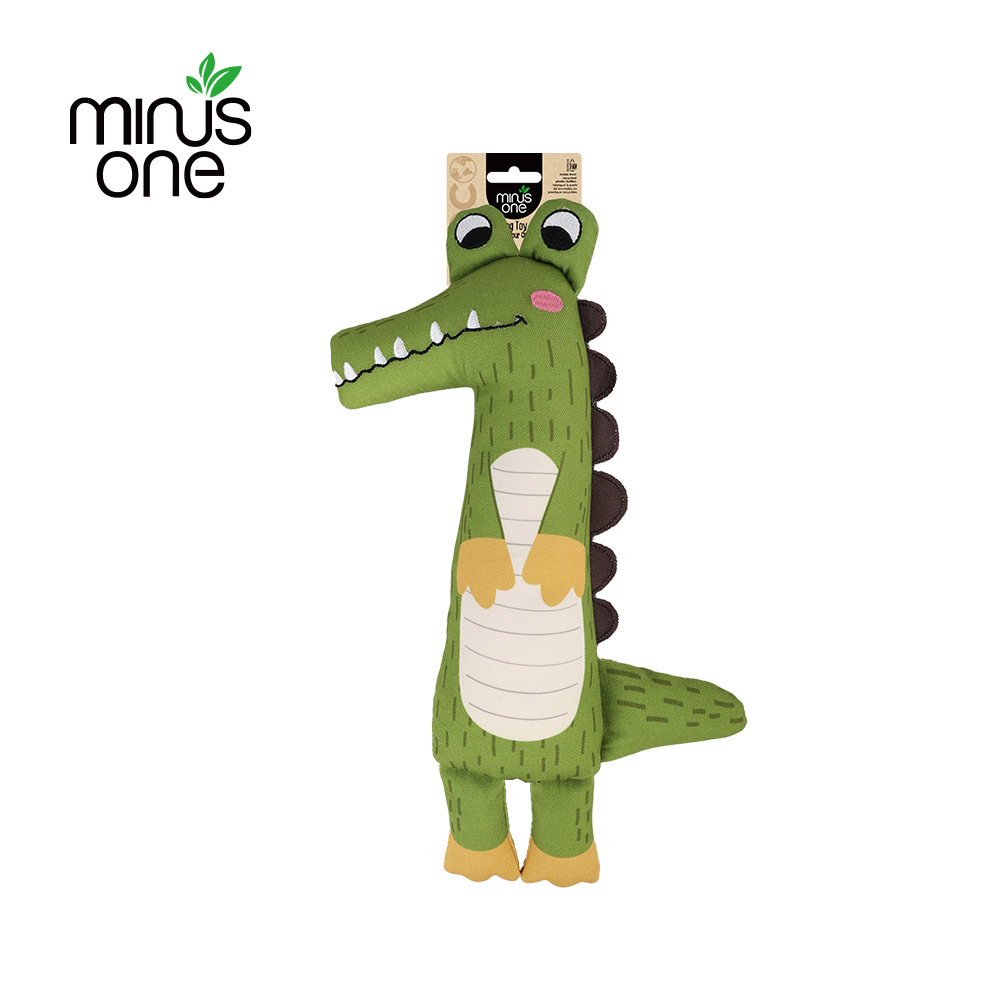 Minus One 邁樂思｜環保棉帆布 - 紓壓長型抱抱 (鱷魚)