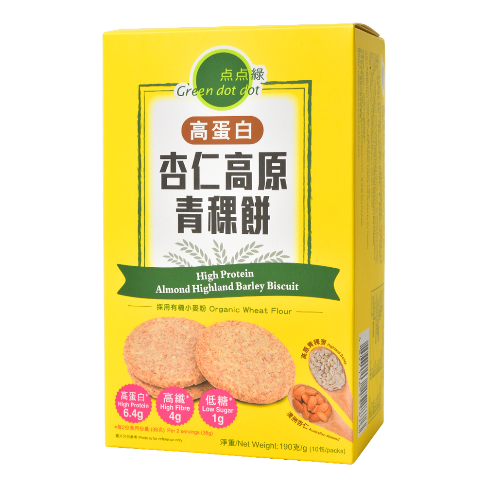 greendotdot- High Protein Almond Highland Highland Barley Cake (190g)