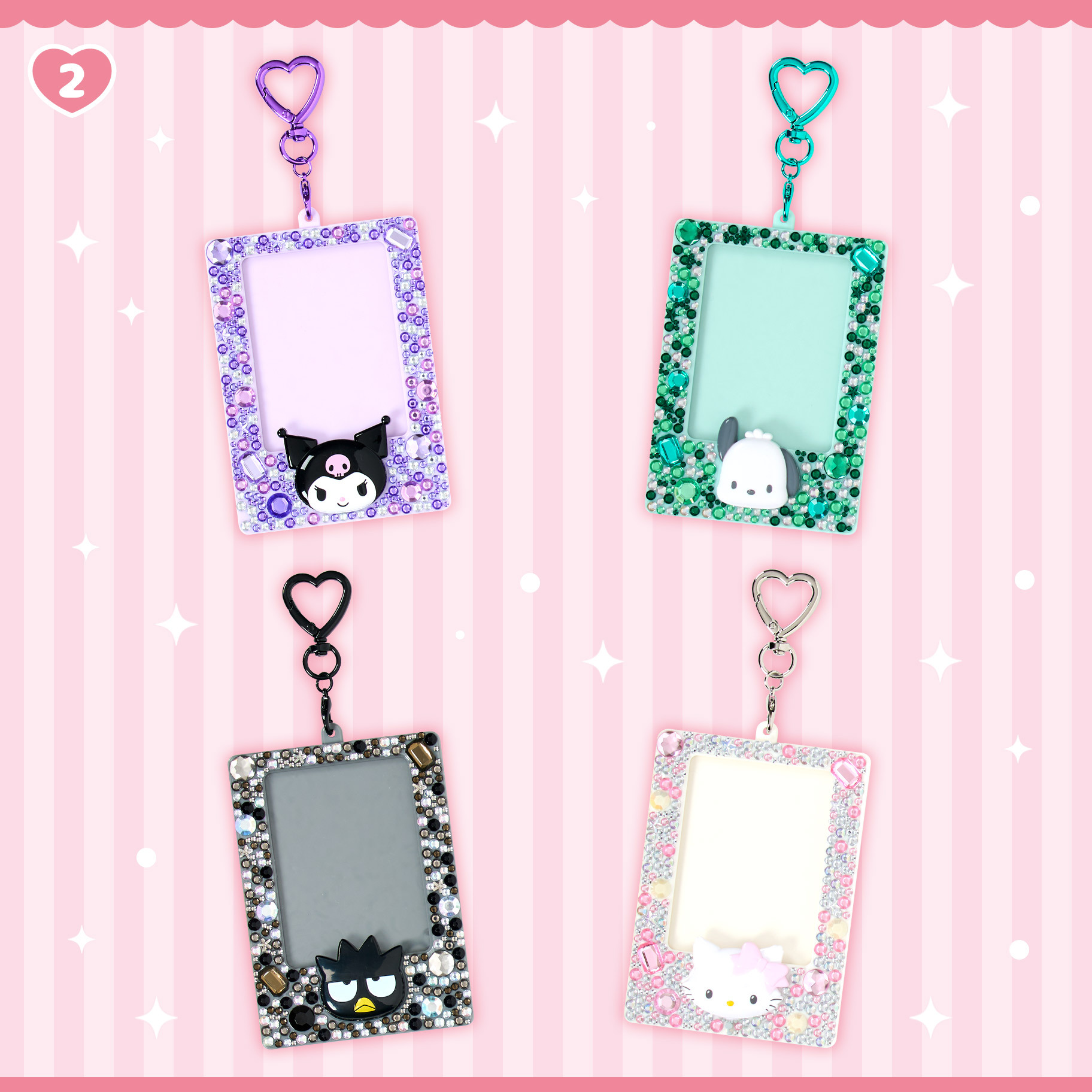日本 Sanrio 享受偶像系列 - 相架卡套匙扣