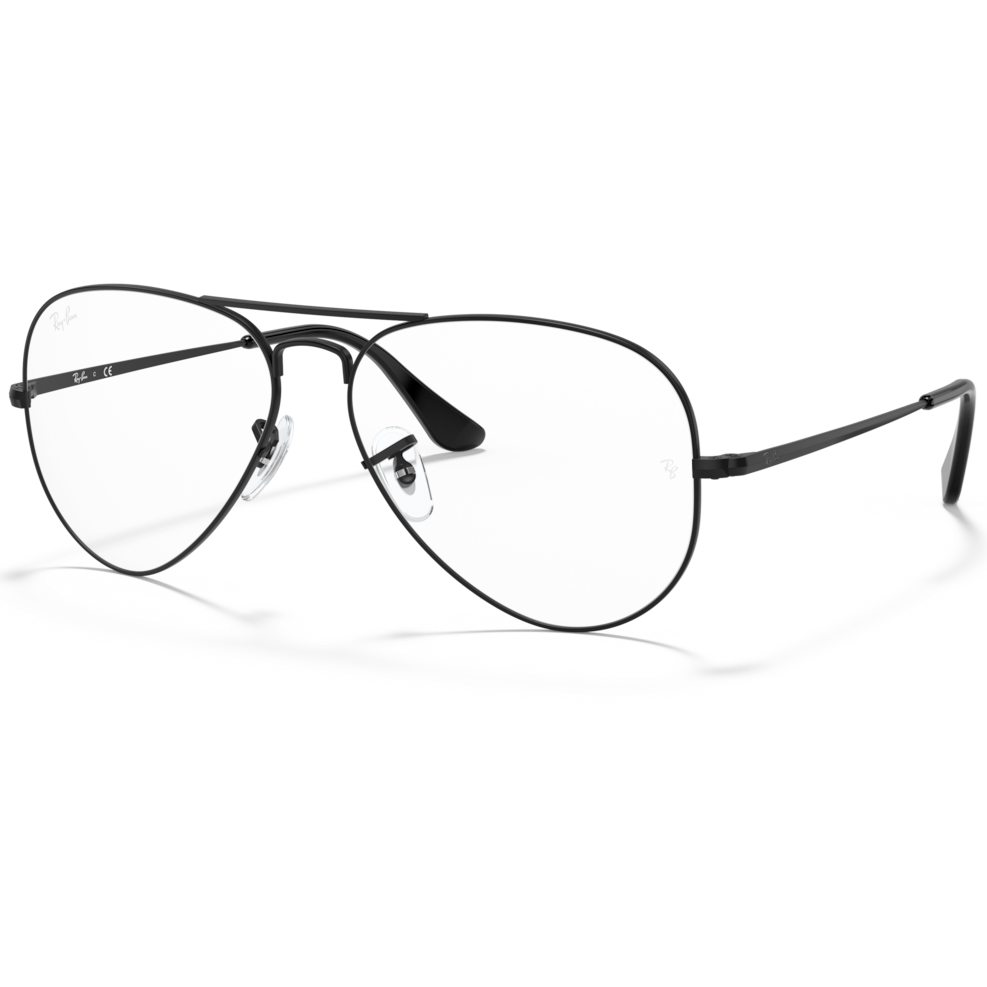 【RayBan】RB6489 2503-58mm 經典飛官款光學眼鏡(黑色)