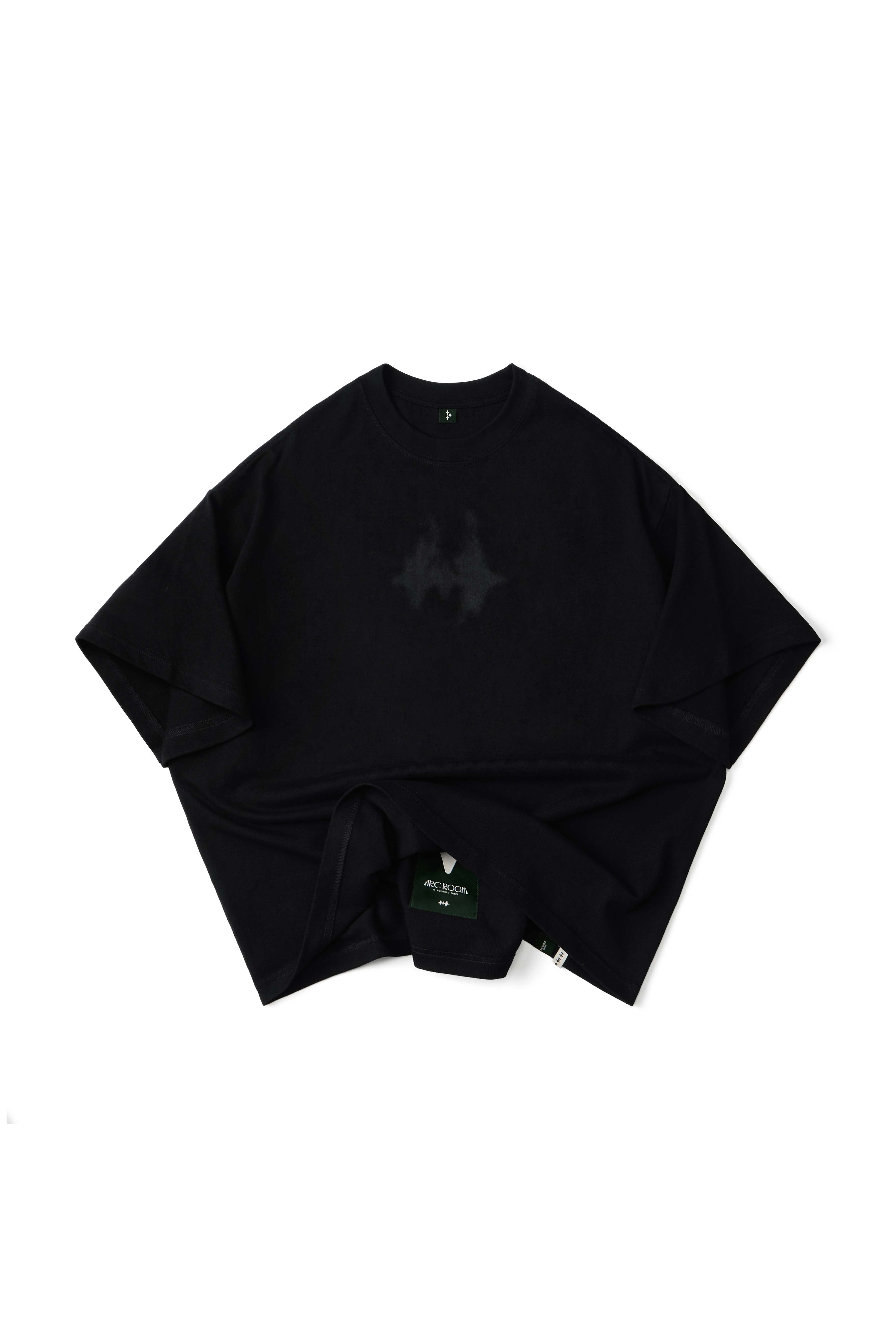 BURNT STELLAR ARC TEE - BLACK