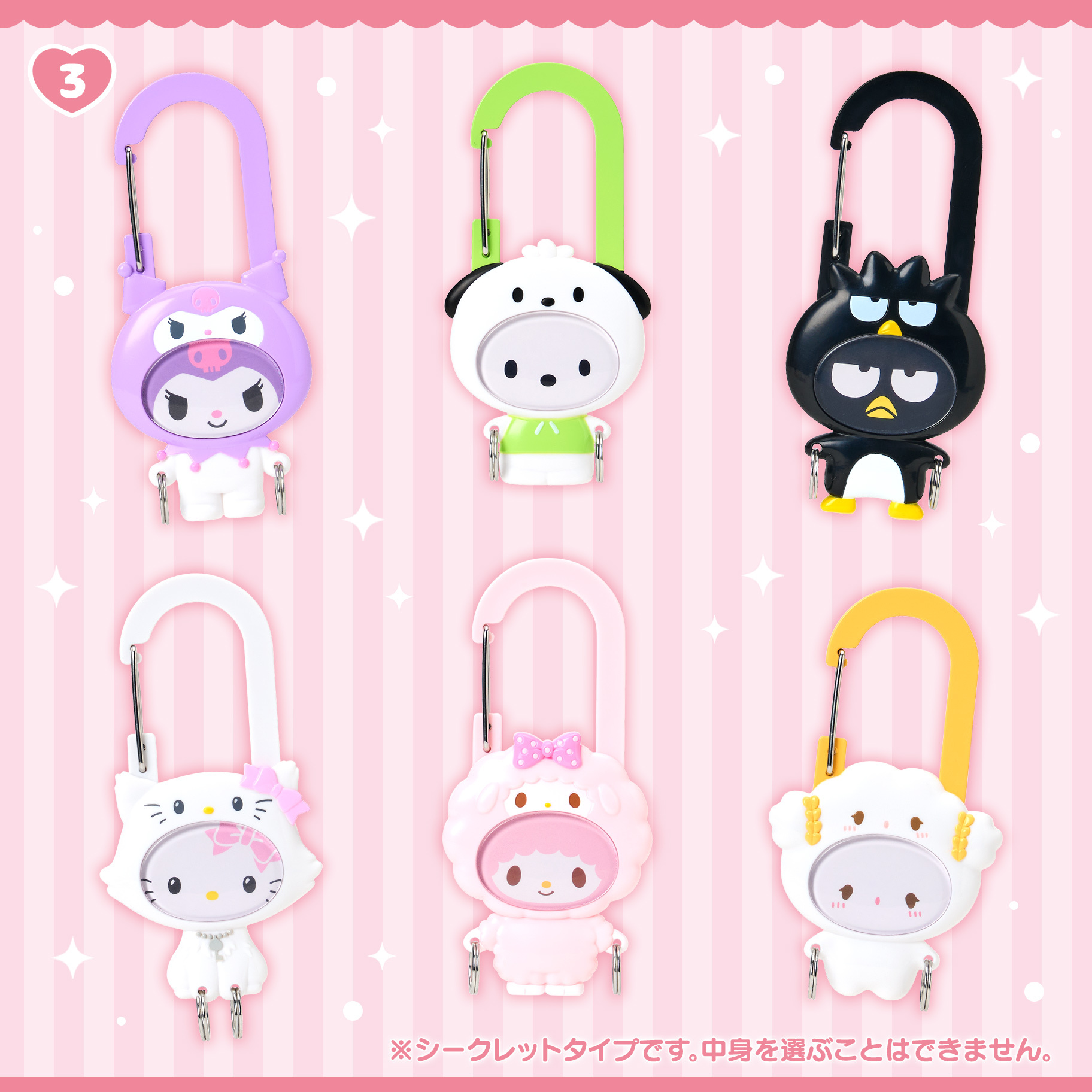 日本 Sanrio 享受偶像系列 - 相架款爬山扣盲盒 (可揀款)
