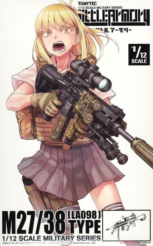 預購26/10 TOMYTEC 代理版 組裝模型 1/12 迷你武裝 LA098 M27/38 Type