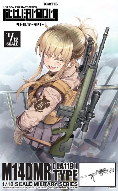預購26/10 TOMYTEC 代理版 組裝模型 1/12 迷你武裝 LA119 M14DMR Type