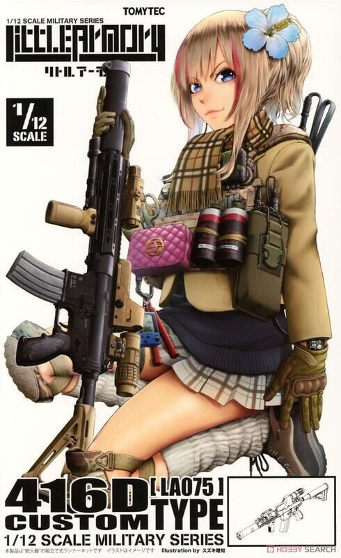 預購26/10 TOMYTEC 代理版 組裝模型 1/12 迷你武裝 LA075 416D Type Custom