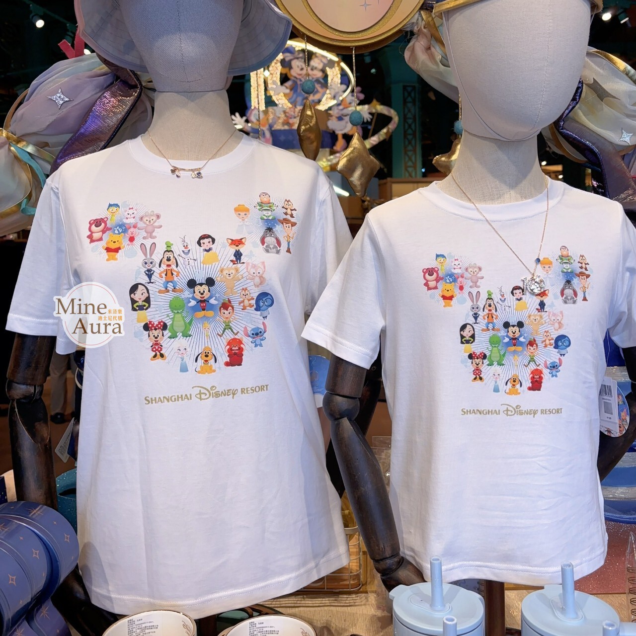 10歲生日慶典 米奇 Mickey 與好友們 圖案 圖案 兒童 成人 上衣 短T 親子裝 -上海迪士尼樂園