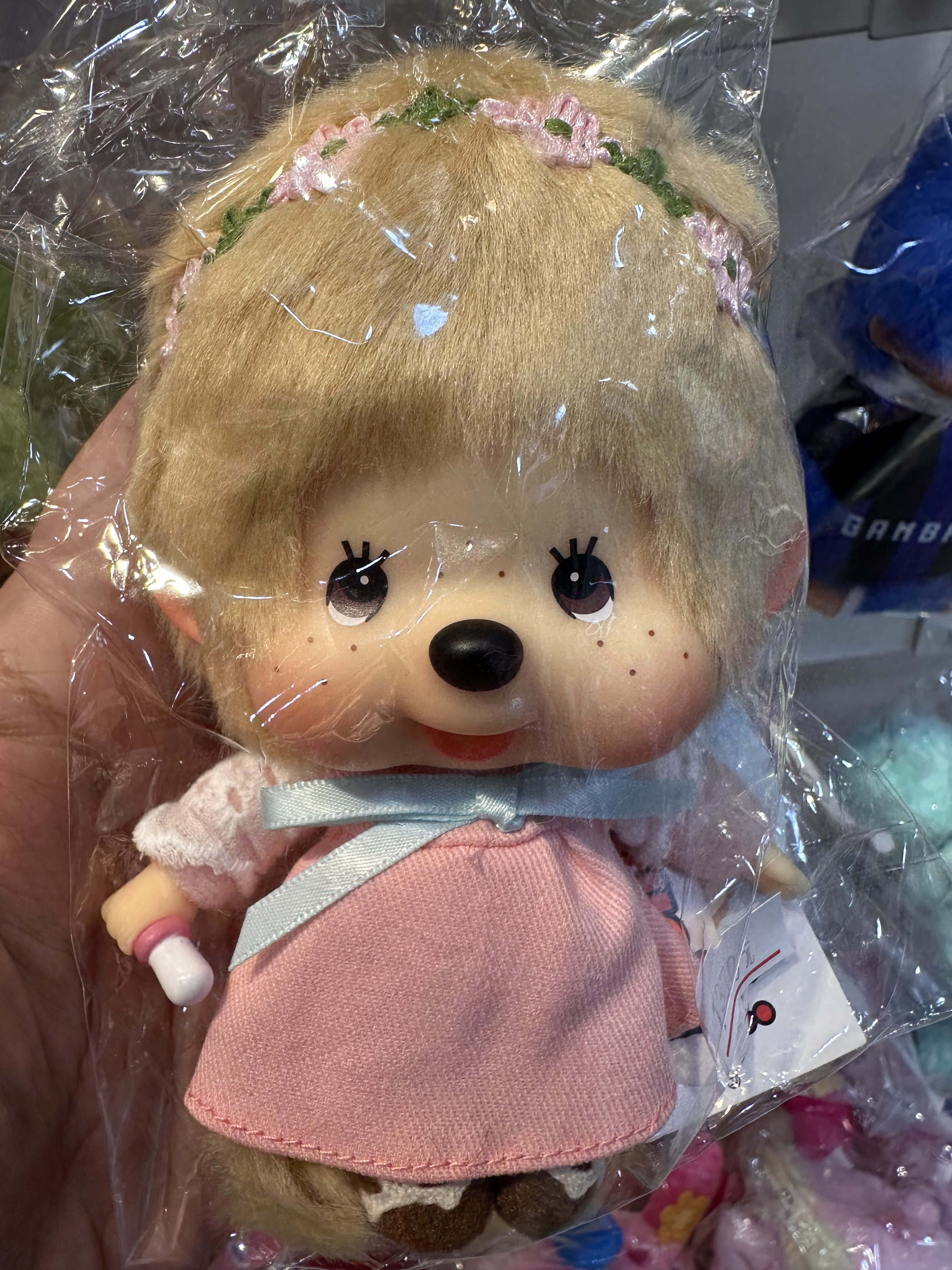 日本限定 夢奇奇 monchhichi 吊飾
