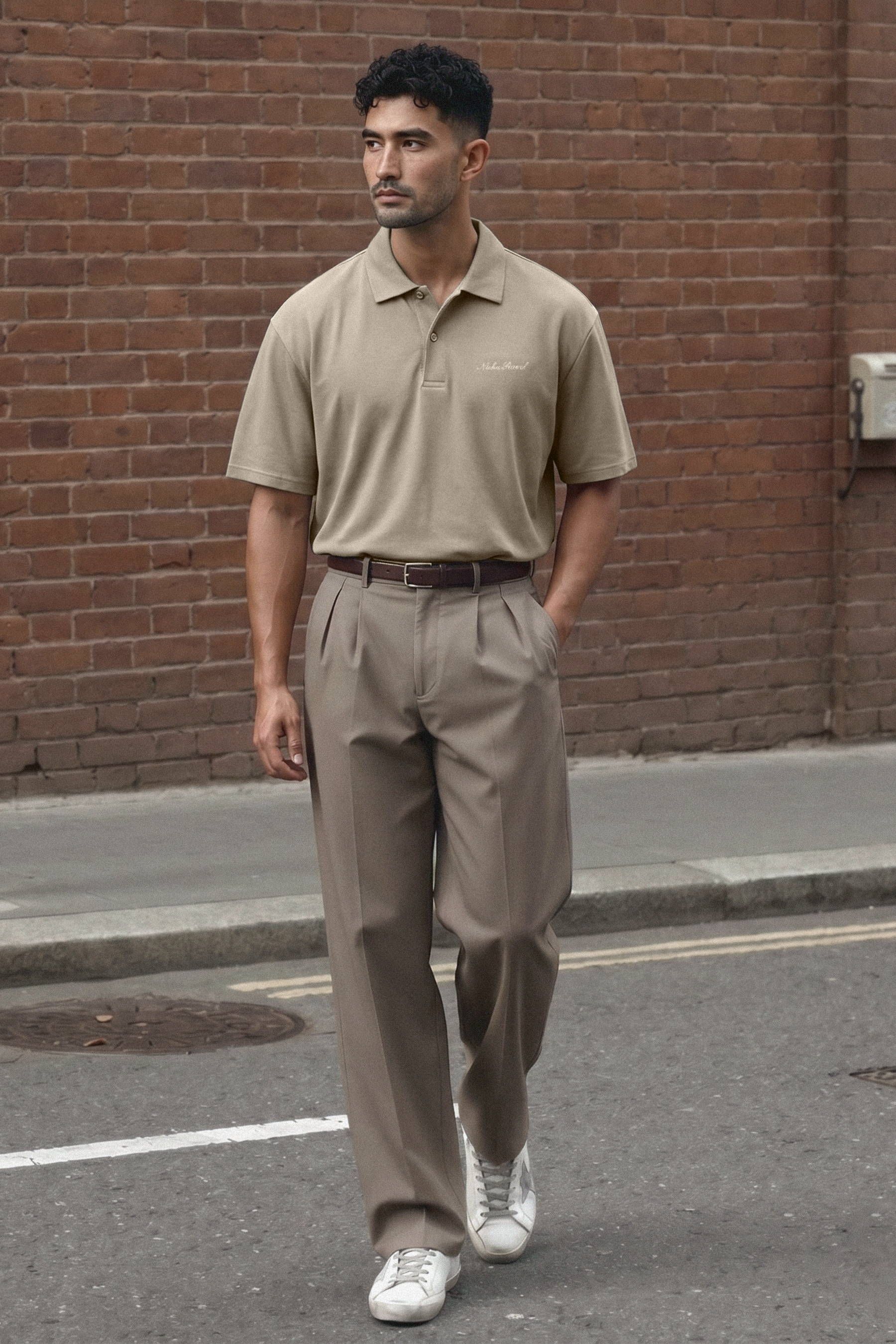 Slim Fit Embroidered Classic Polo Shirt (U)