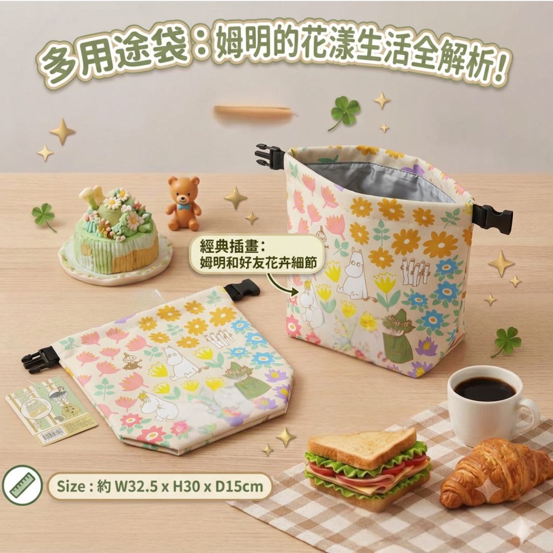 姆明一族 多用途袋|午餐袋