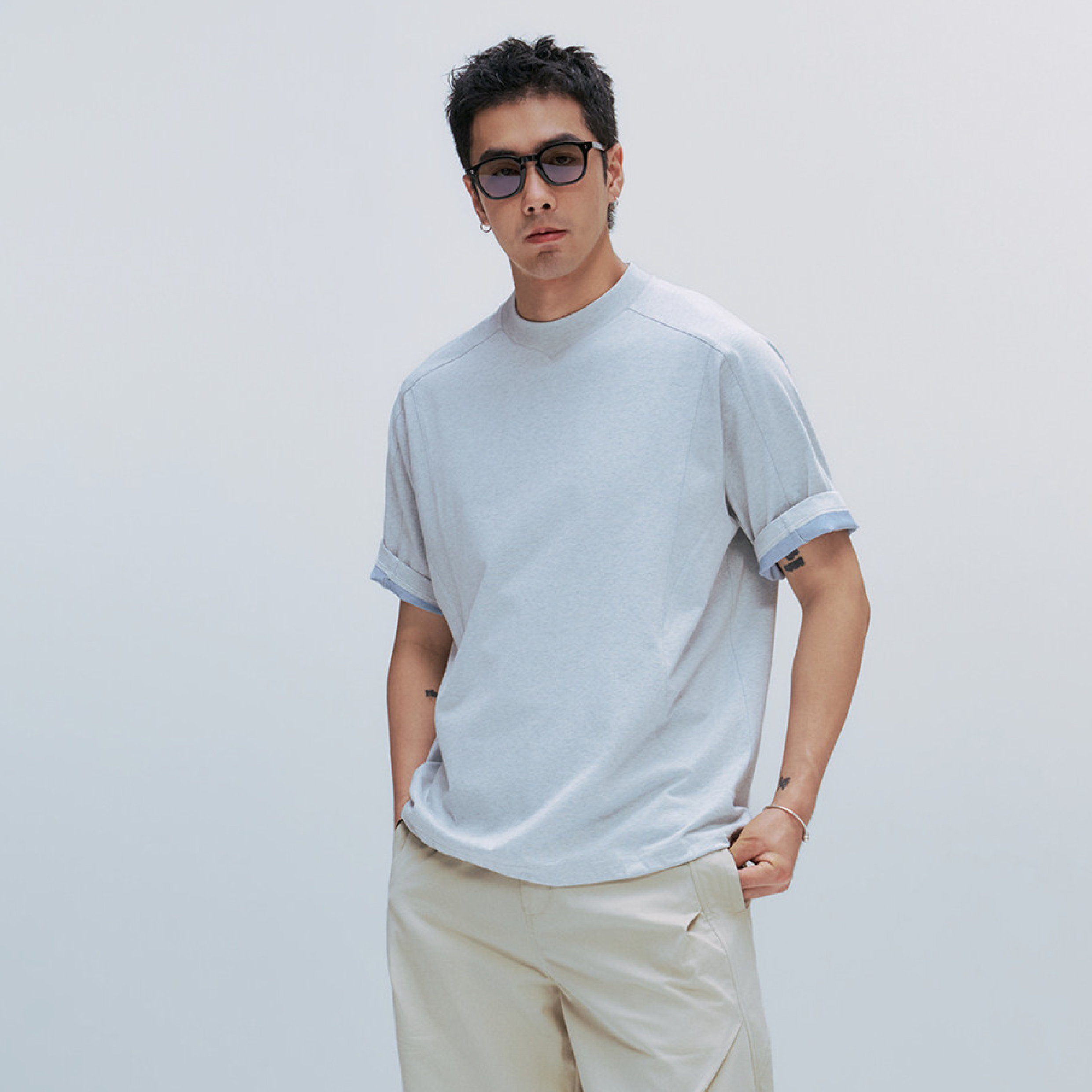 TANOXI Drawstring Tee 涼感 吸濕速乾 抽繩短Tee [TNX-T435]