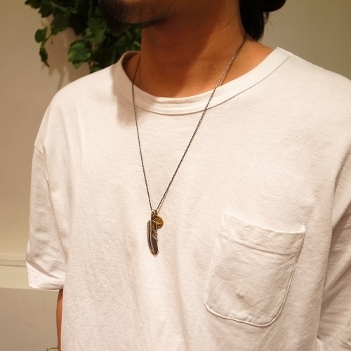 Atease - FEATHER COIN NECKLACE [AN-FZ-33A]
