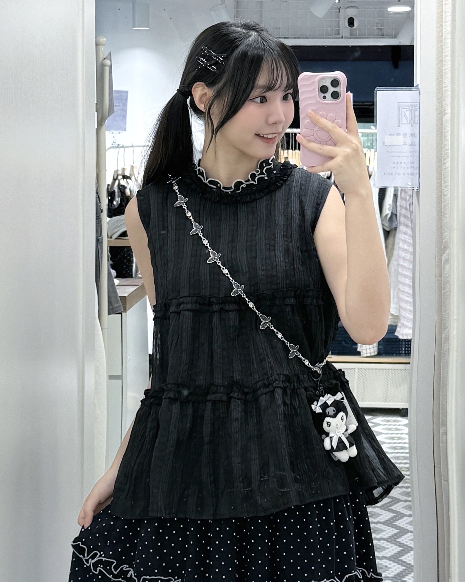 EA1318｜春夏必入小清新ruffle邊背心上衣⁺˳✿⏦₊