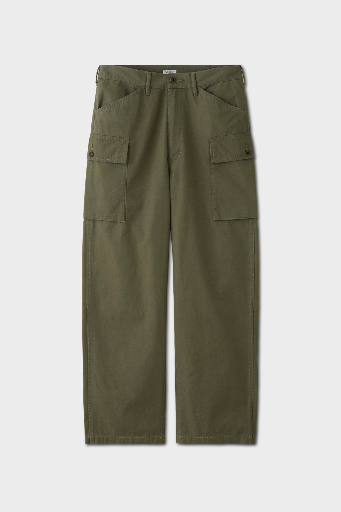 PHIGVEL POPLIN CLOTH CARGO TROUSERS (2COL)