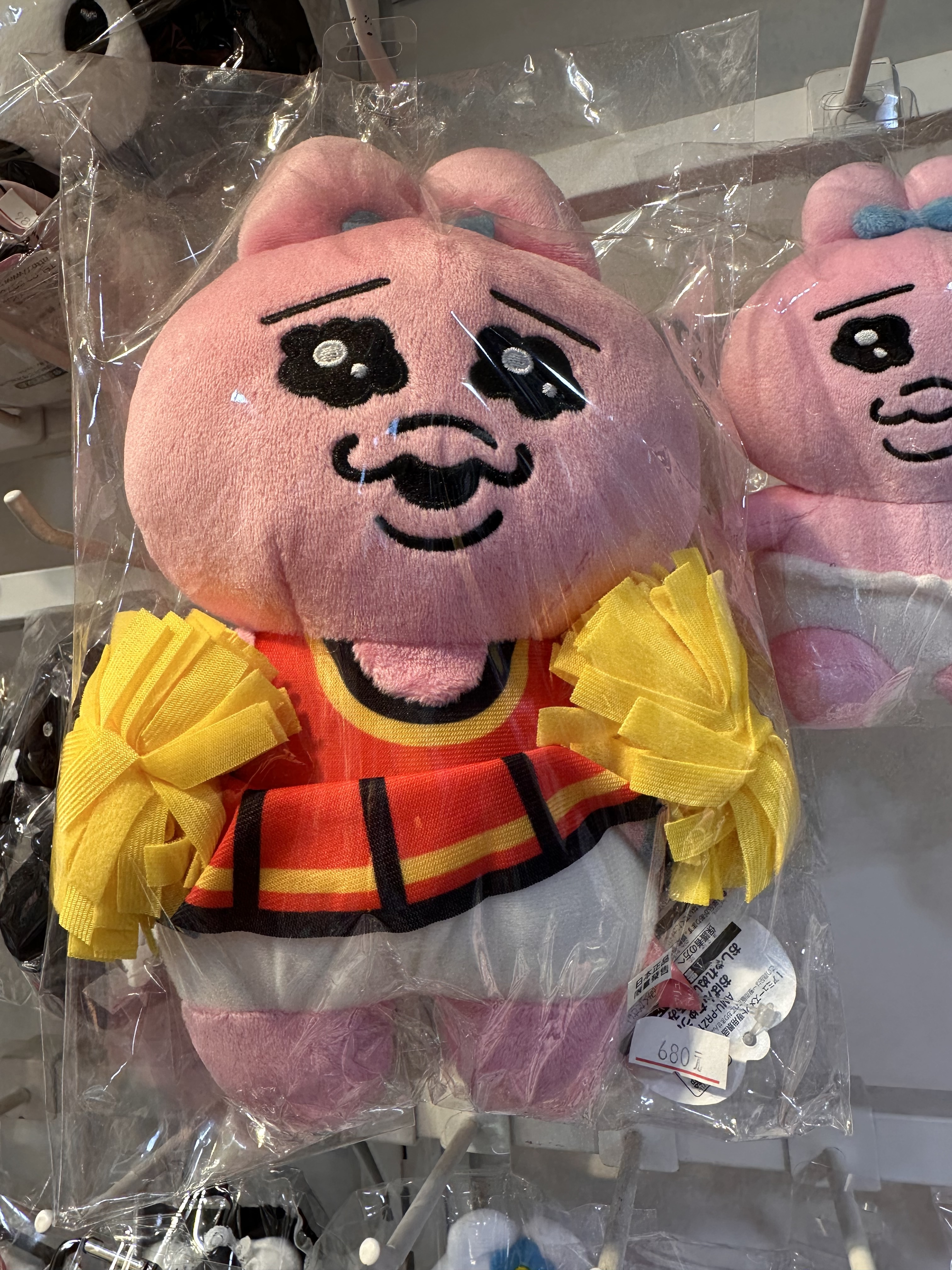 日本限定 內褲兔 啦啦隊 24cm 娃娃