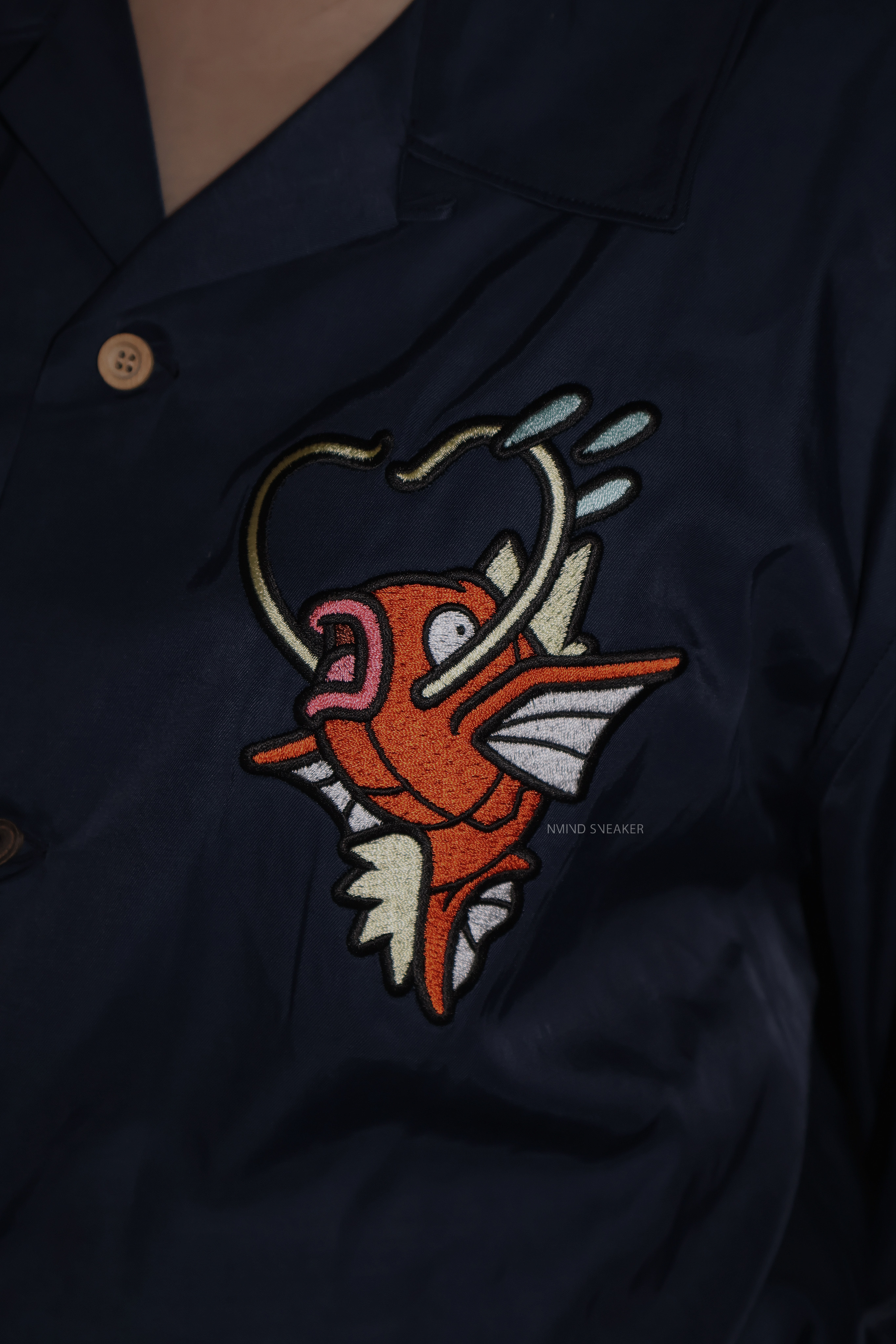 <快速出貨> HUMAN MADE x Pokémon 鯉魚王刺繡POLO衫