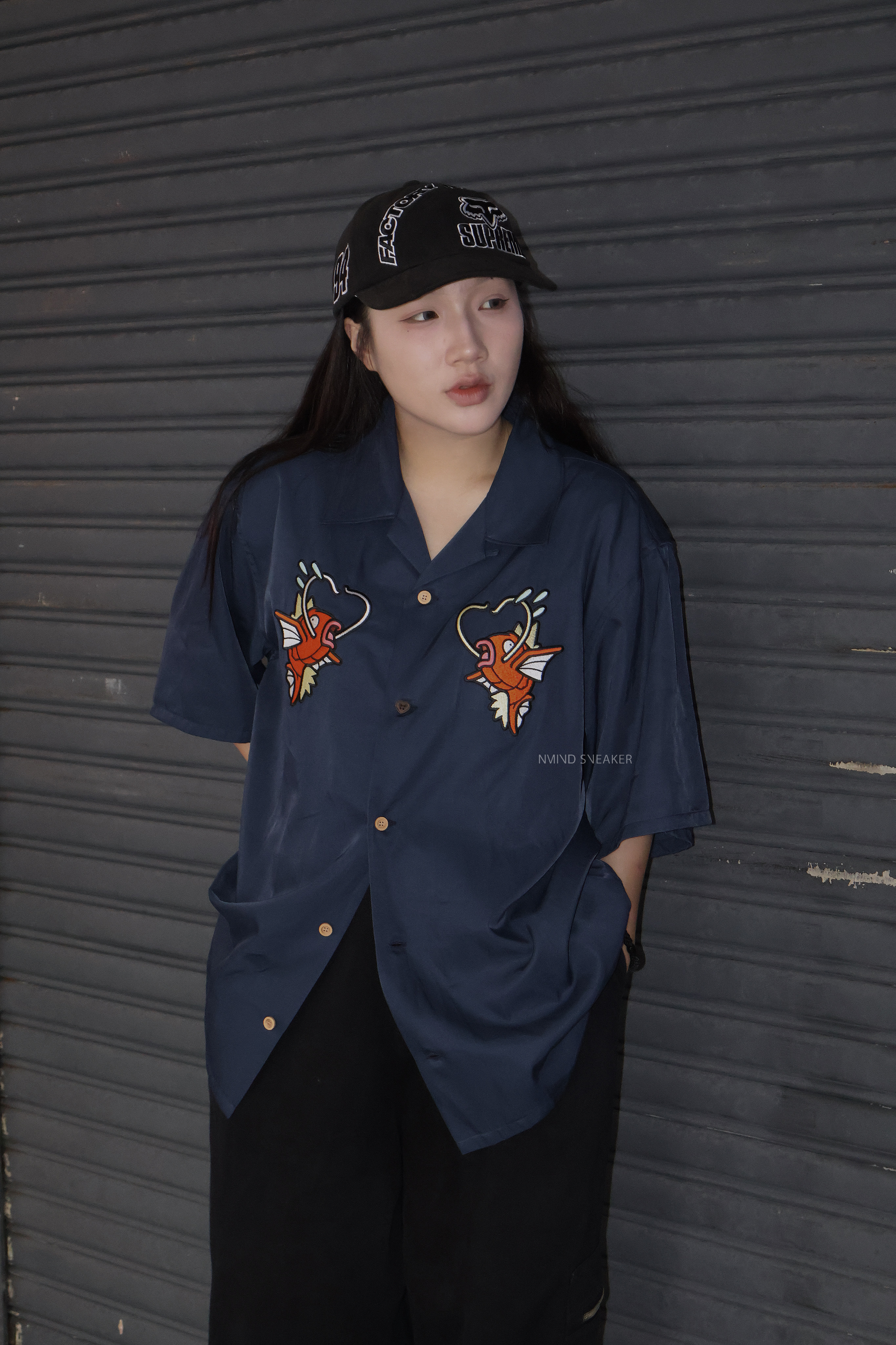 <快速出貨> HUMAN MADE x Pokémon 鯉魚王刺繡POLO衫