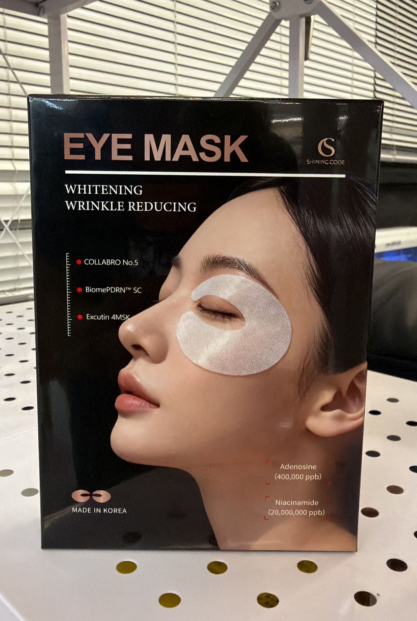 TV15 韓國PDRN褪黑緊緻大眼膜 WHITENING WRINKLE REDUCING ESSENCE EYE MASK (5gX8片)