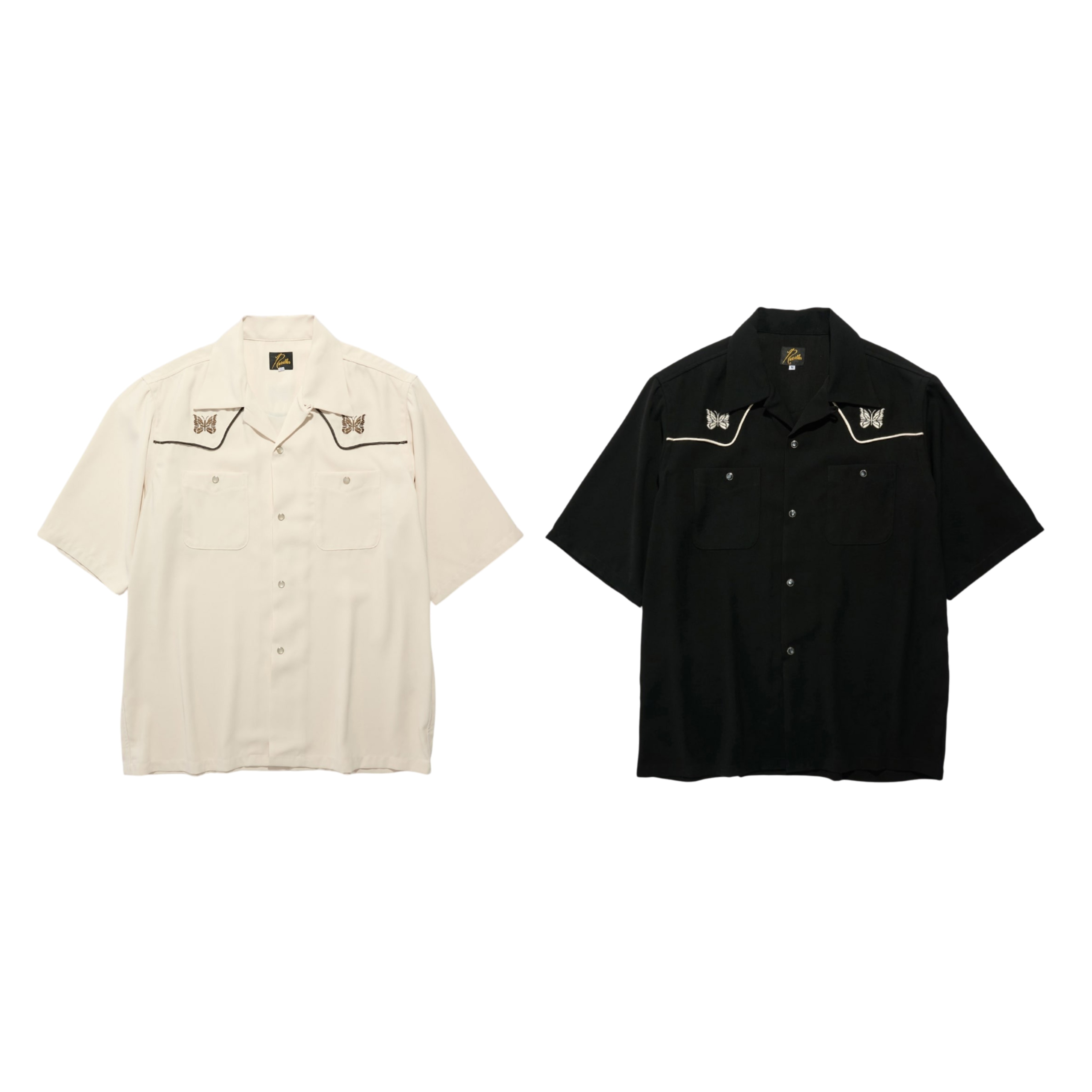 2026SS NEEDLES Piping Cowboy S/S Shirt 別注款 蝴蝶 短袖 襯衫 現貨 116302137