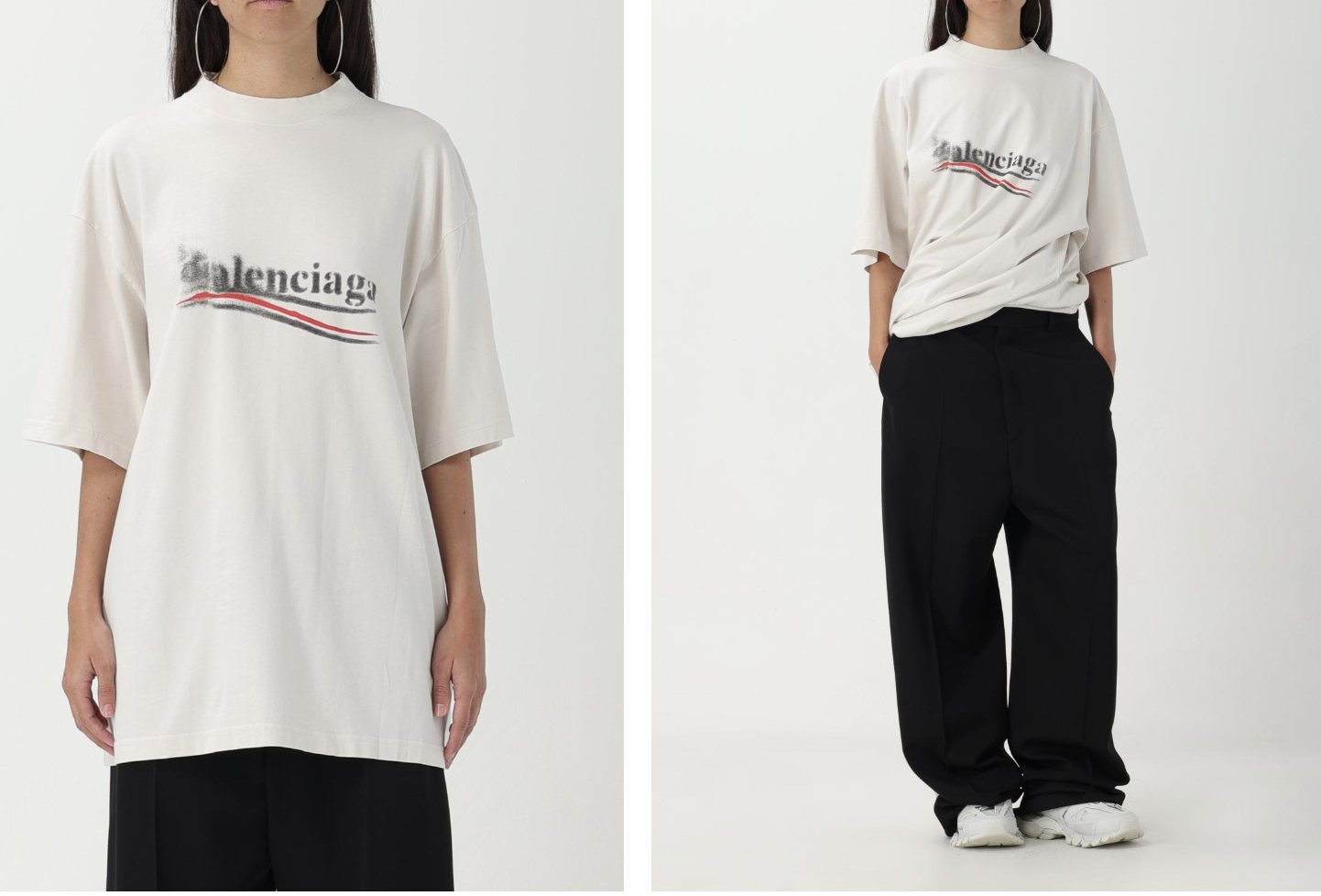 Balenciaga T-Shirt tee white 764235