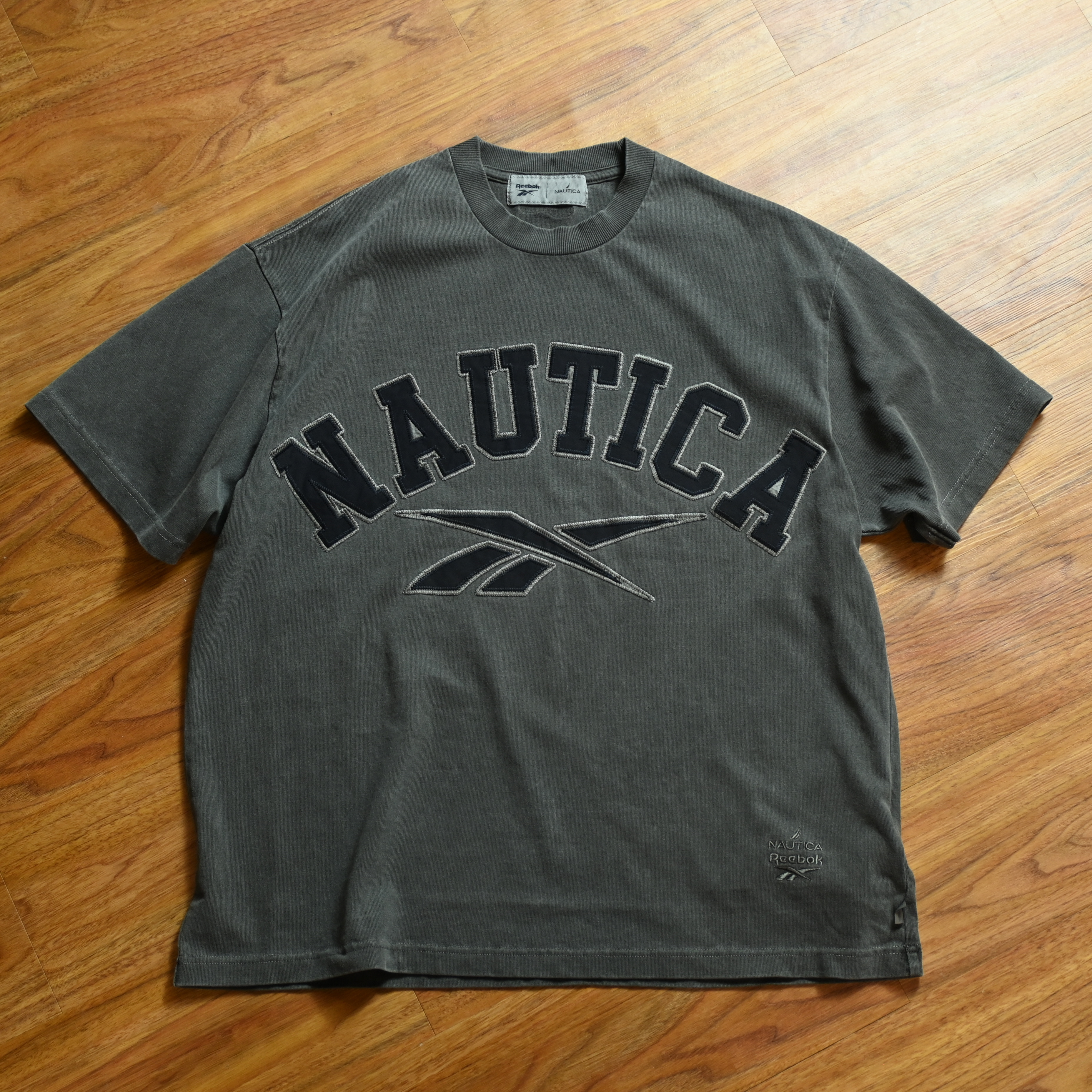 Reebok x Nautica Pigment Dyed Arch Logo Tee