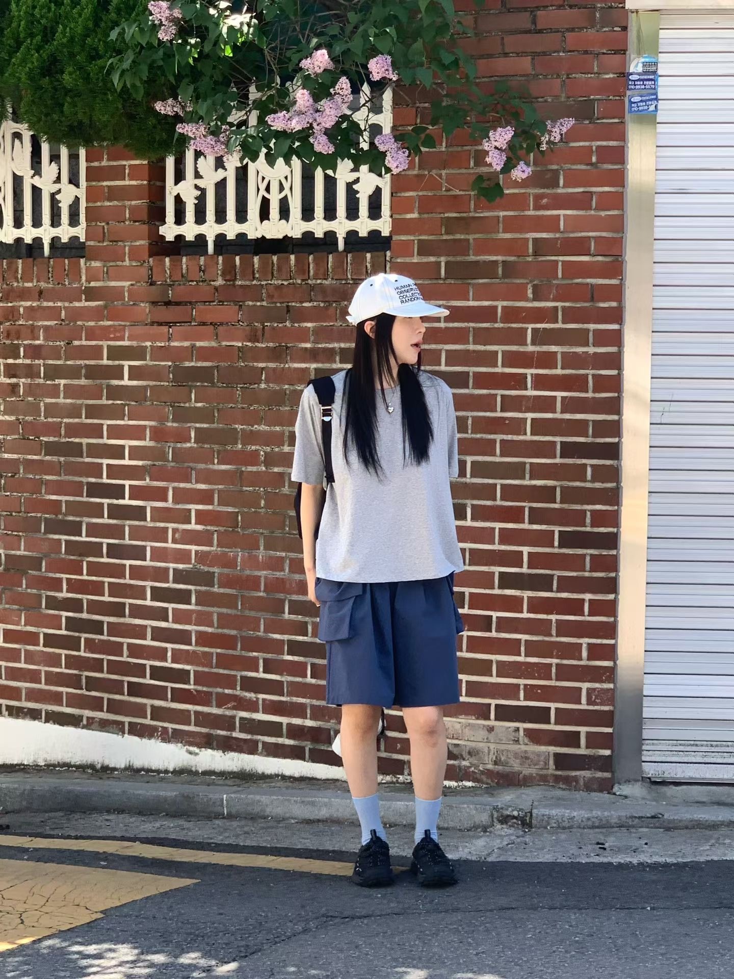 韓國簡約Cotton Tee/中長褲