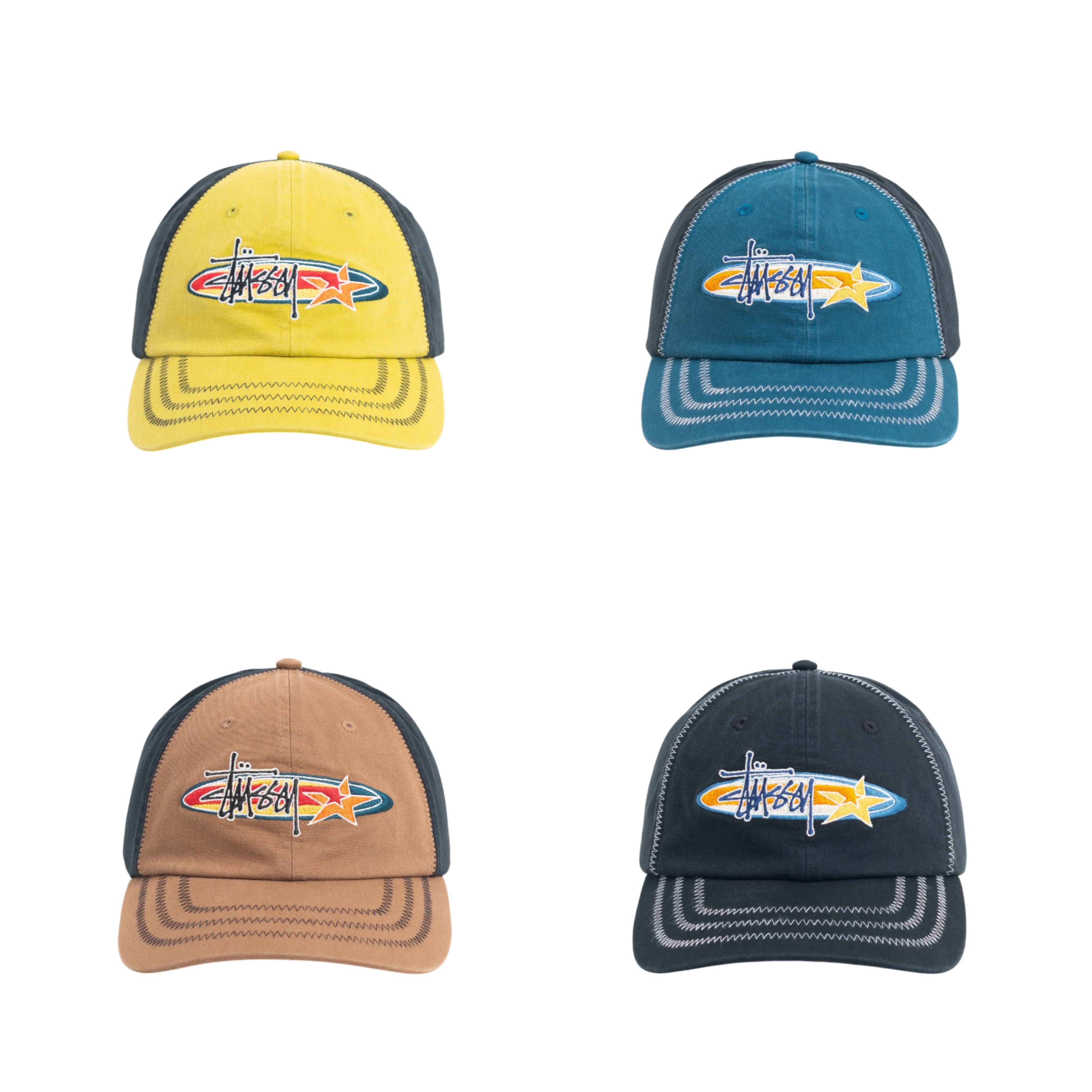 2026SS STUSSY OVAL STAR CAP 橢圓 星星 縫線 帽子 現貨 1311215