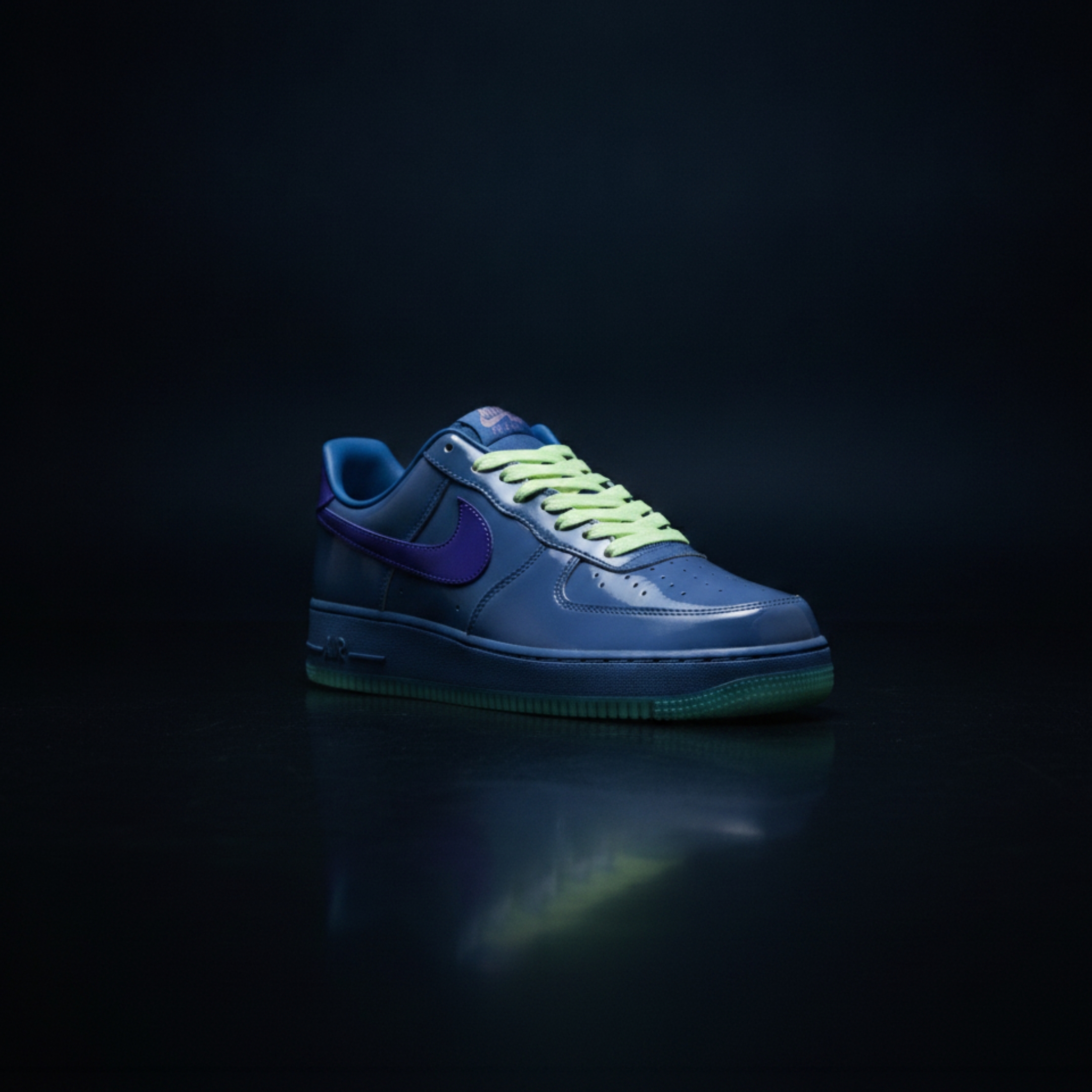 NICEDAY 代購 Nike Air Force 1 Low Mystic Navy 漆皮 藍 深藍 海軍藍 男鞋 休閒鞋 IO4489-400