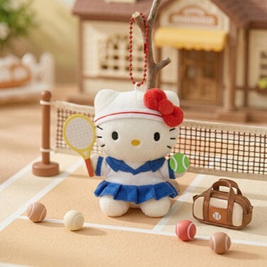 韓國 Sanrio 網球造型公仔匙扣