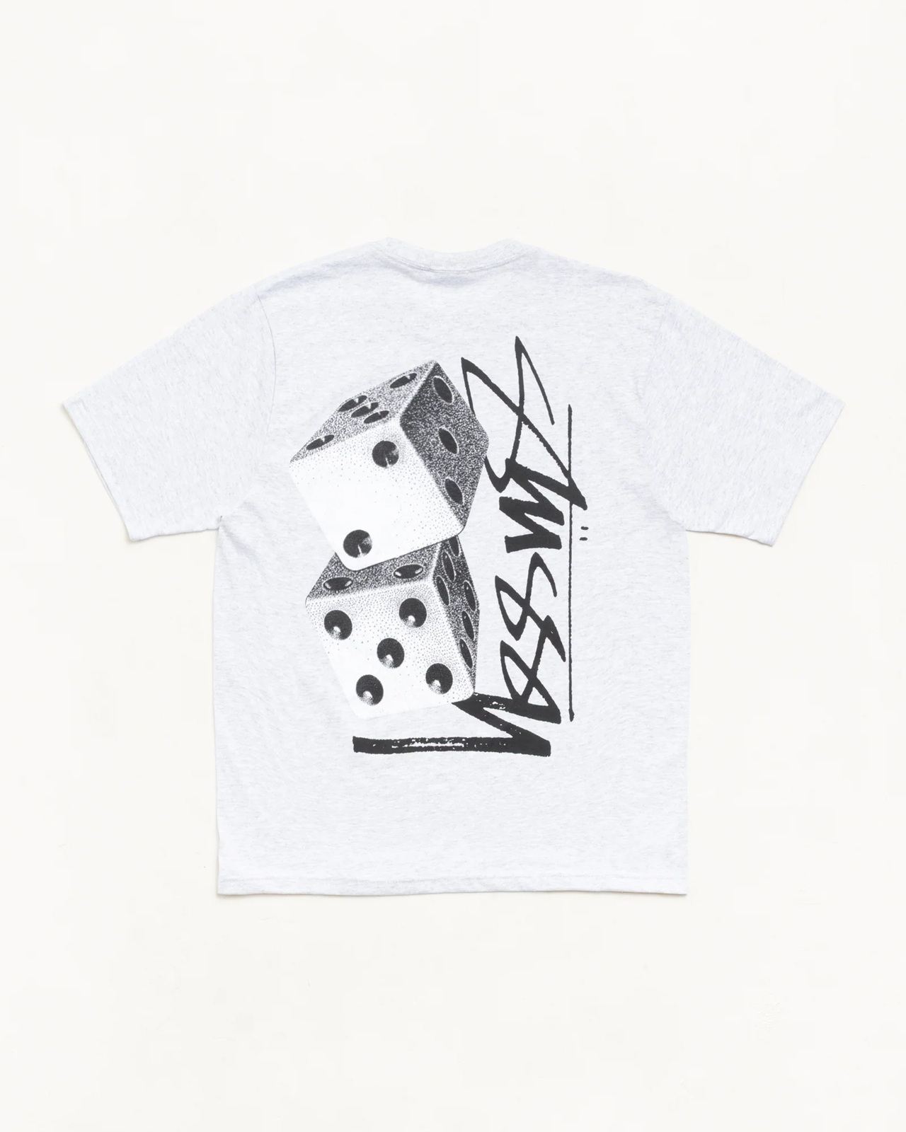 [現貨] STUSSY SS26 TALL DICE TEE | ASH HEATHER