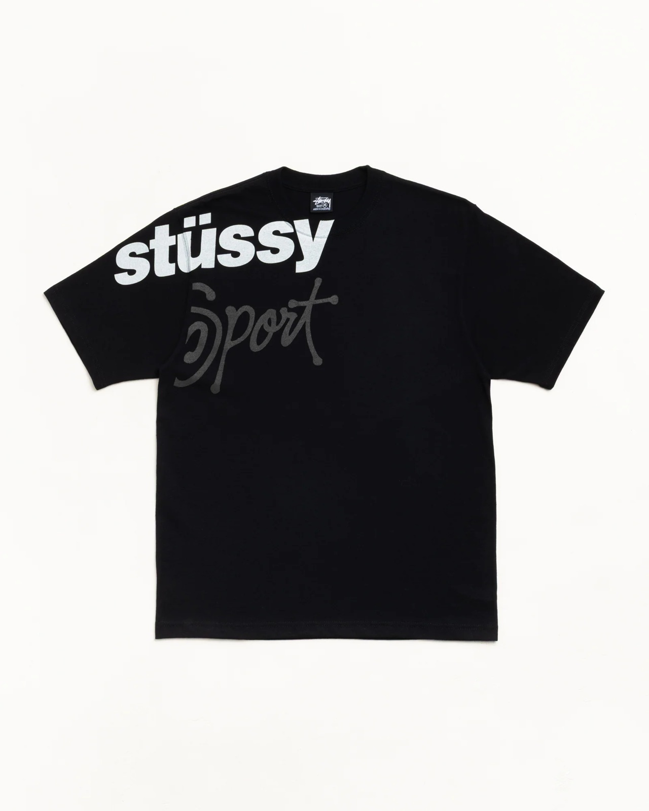 [現貨] STUSSY SS26  STUSSY SPORT TEE | BLACK