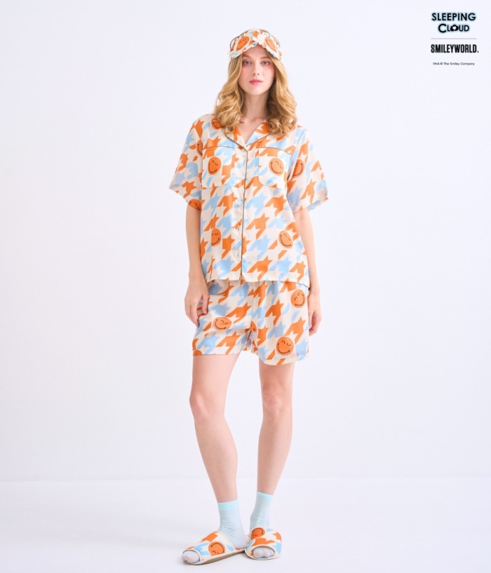 THCG0617-602 Shinori Collection Short sleeves + Shorts : Orange (A2F/P)